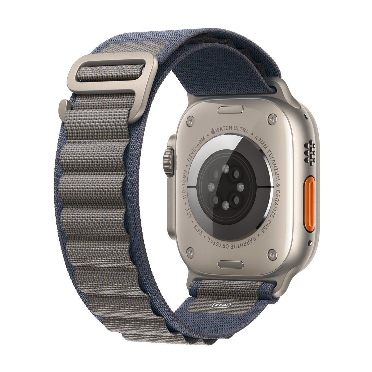 Apple Watch Ultra 2 GPS + Cellular 49mm Titanyum Kasa ve Mavi Alpine Kordon - MREK3TU/A