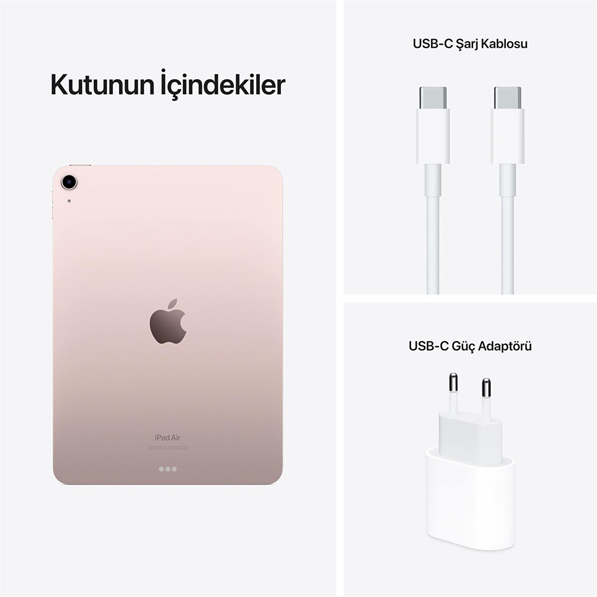 iPad Air (5.nesil) 10.9'' Wi-Fi 256GB Pembe MM9M3TU/A