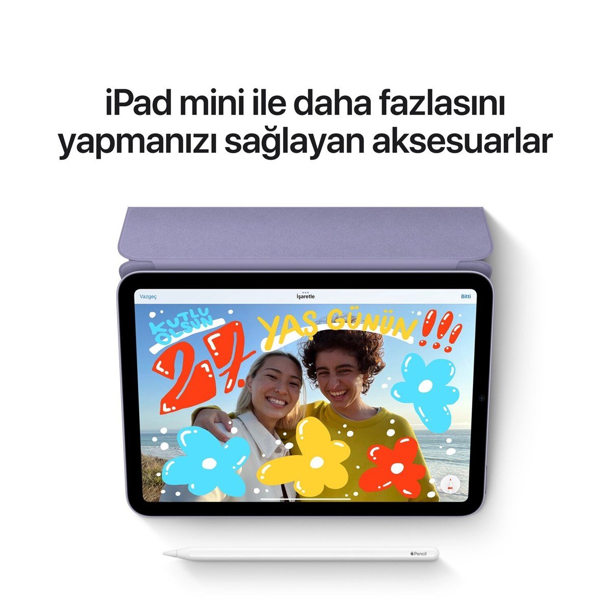 iPad mini 8.3” Wi-Fi + Cellular 64GB Mor MK8E3TU/A