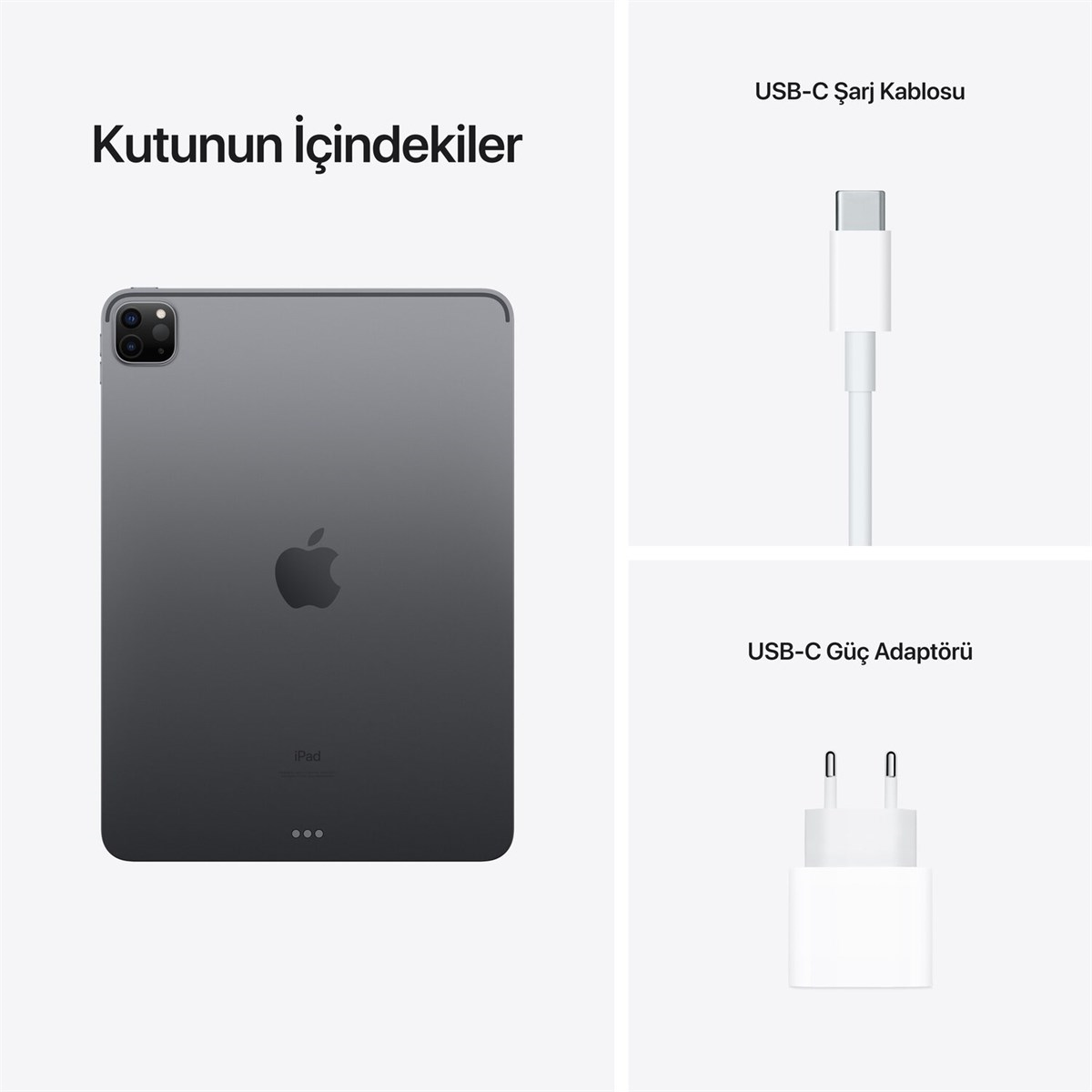 iPad Pro 11'' Wi-Fi 256GB Uzay Grisi MHQU3TU/A