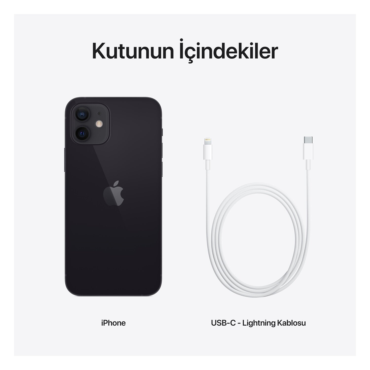 iPhone 12 mini Siyah 128GB MGE33TU/A