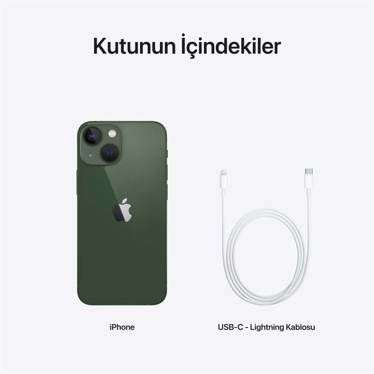iPhone 13 Mini Köknar Yeşili 128GB MNFF3TU/A