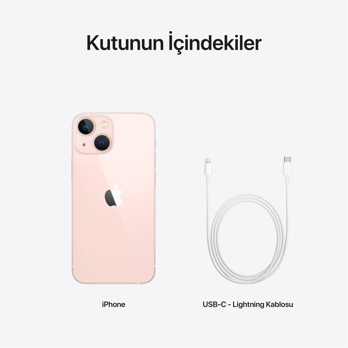 iPhone 13 Mini Pembe 128GB MLK23TU/A