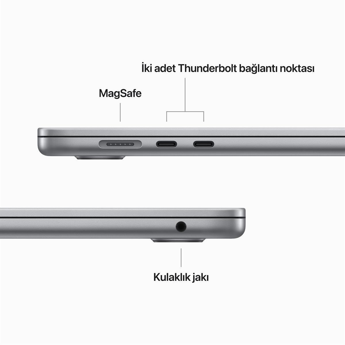 MacBook Air 15'' 8-Core CPU 10-Core GPU Apple M2 /8GB /256GB SSD /S.Grey MQKP3TU/A