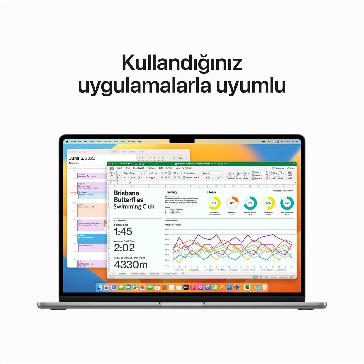 MacBook Air 15'' 8-Core CPU 10-Core GPU Apple M2 /8GB /256GB SSD /S.Grey MQKP3TU/A