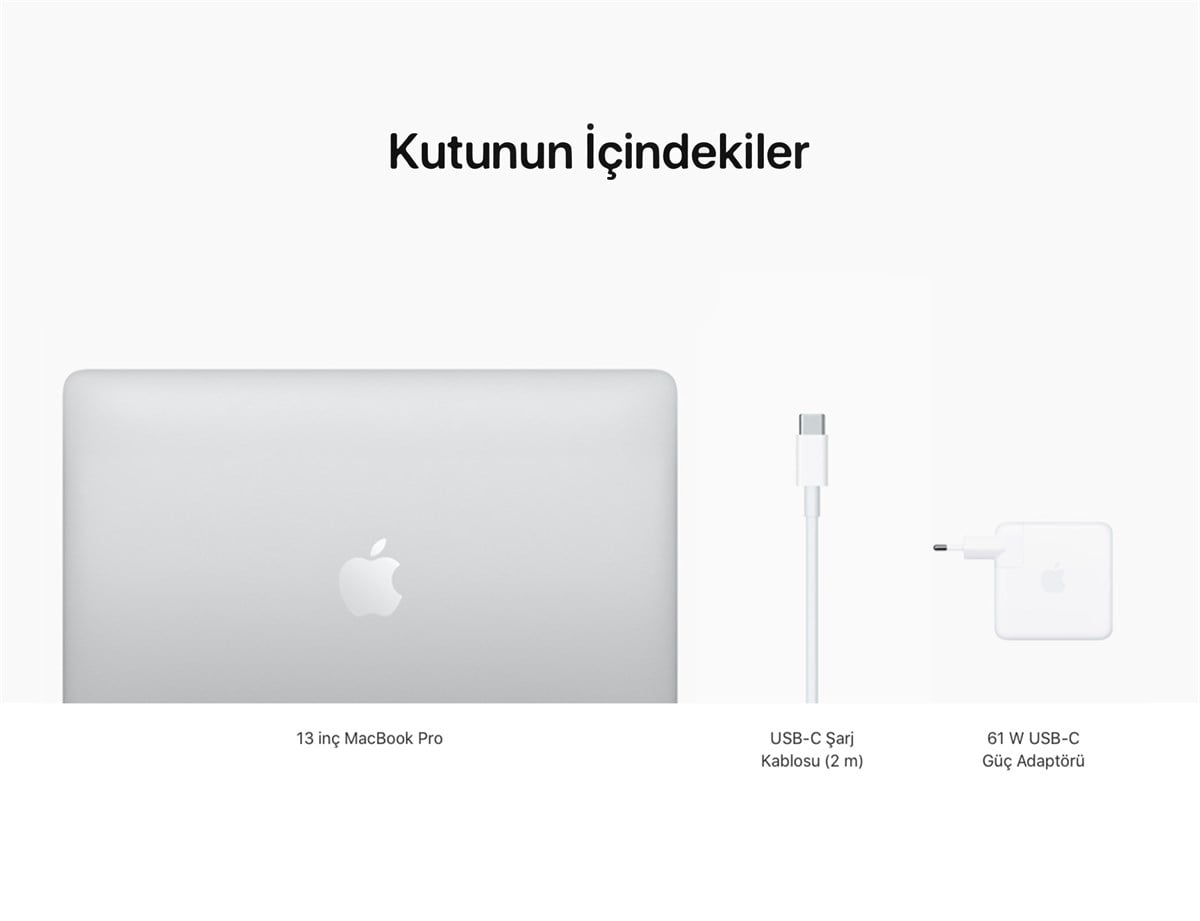 MacBook Pro 13” 8-Core CPU 8-Core GPU Apple M1 8GB 256GB SSD Silver MYDA2TU/A
