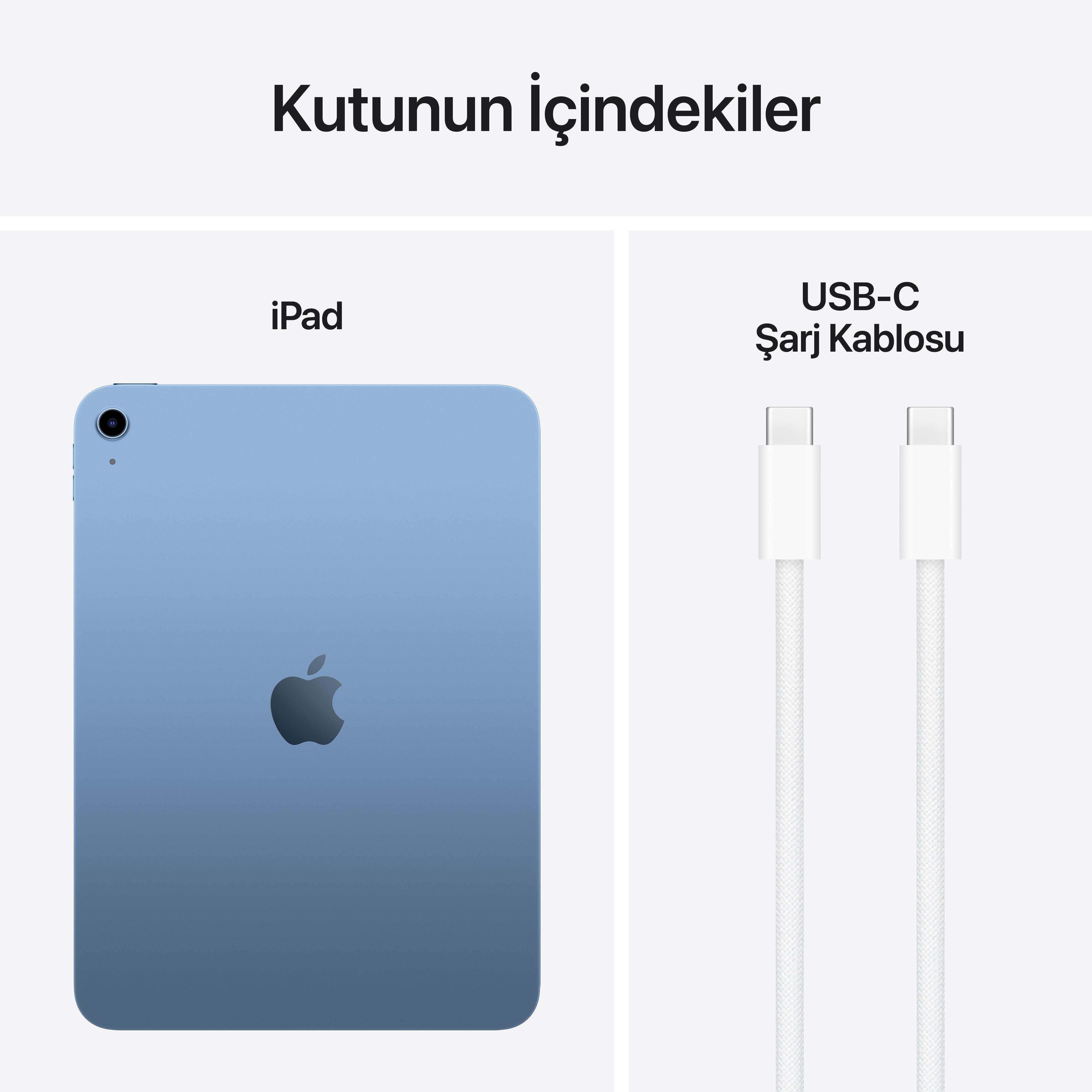 iPad 11'' (A16) Wi-Fi 128GB Mavi MD4A4TU/A