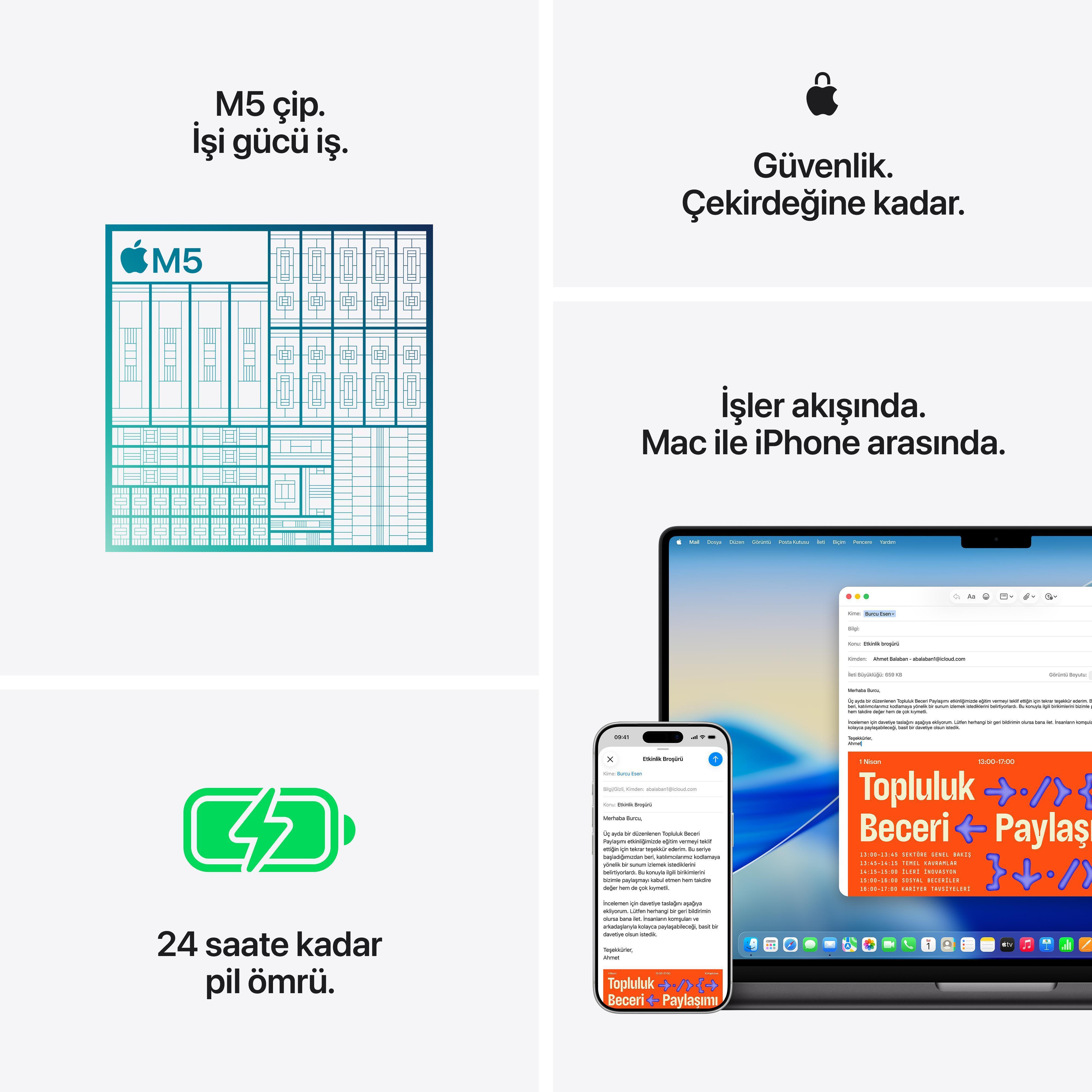 MacBook Pro 14'' 10-Core CPU 10-Core GPU Apple M5 16GB 512GB SSD Silver MDE44TU/A
