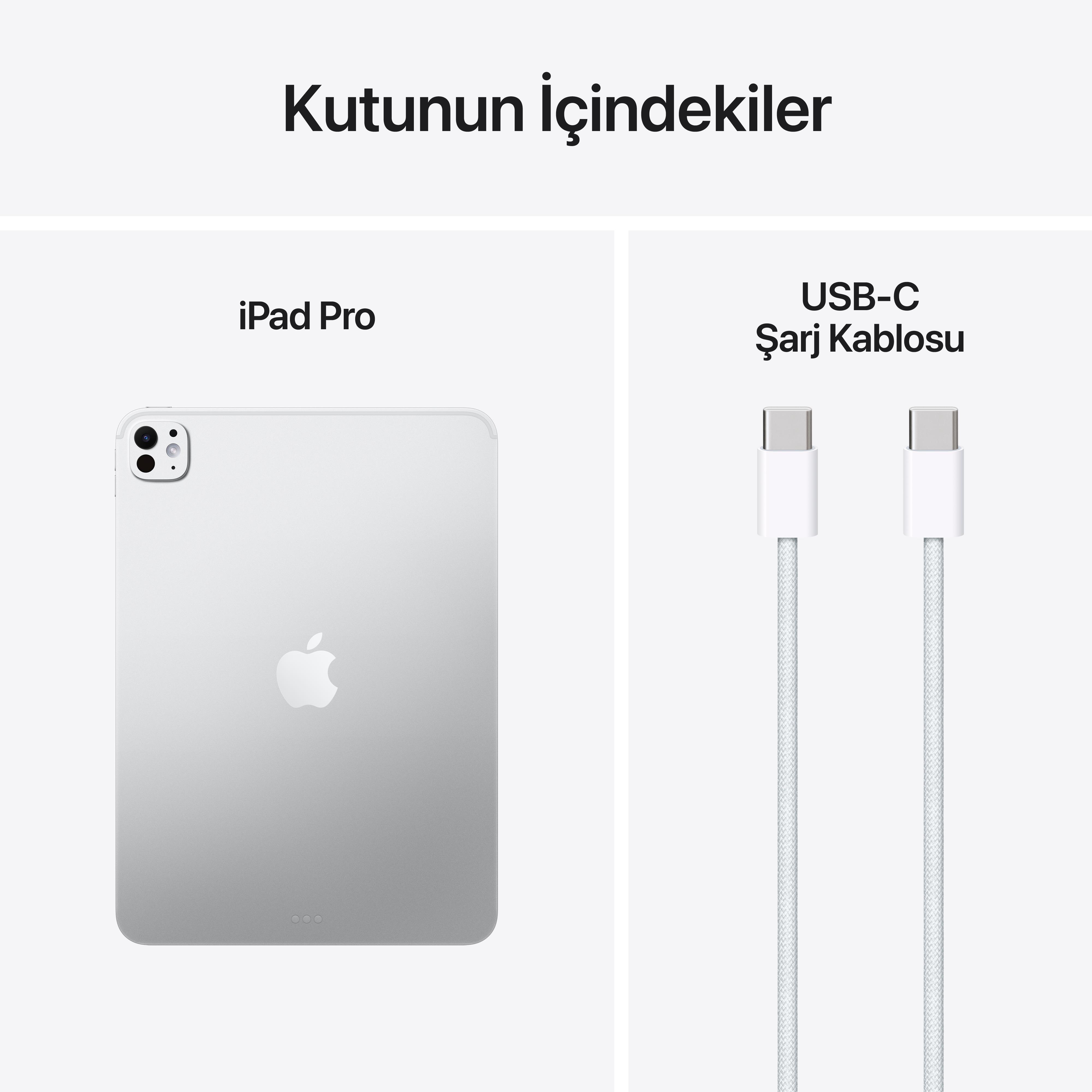iPad Pro 11'' M5 Wi-Fi 256GB Standart Cam Gümüş MDWL4TU/A