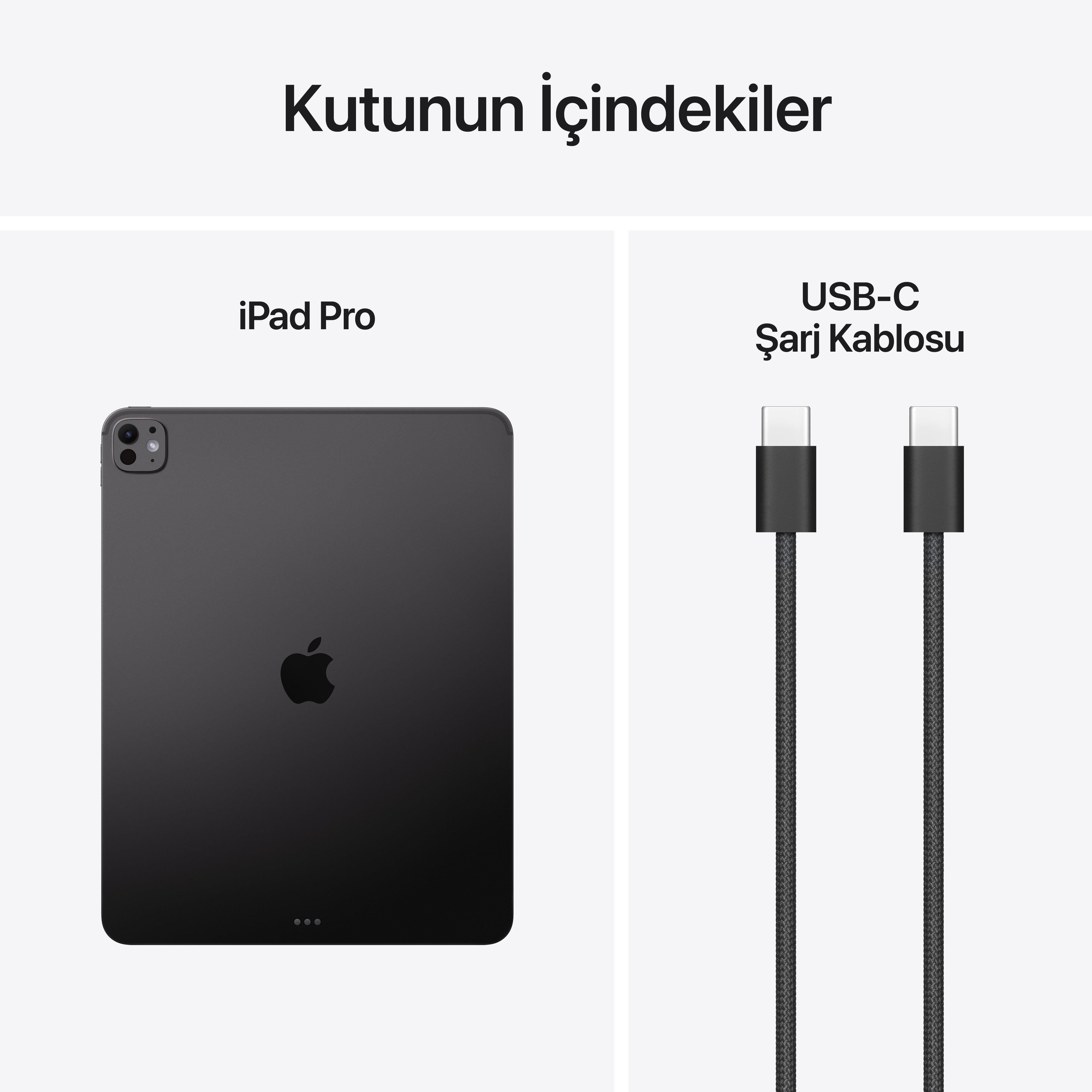 iPad Pro 13'' M5 Wi-Fi 256GB Standart Cam Uzay Siyahı MDYJ4TU/A
