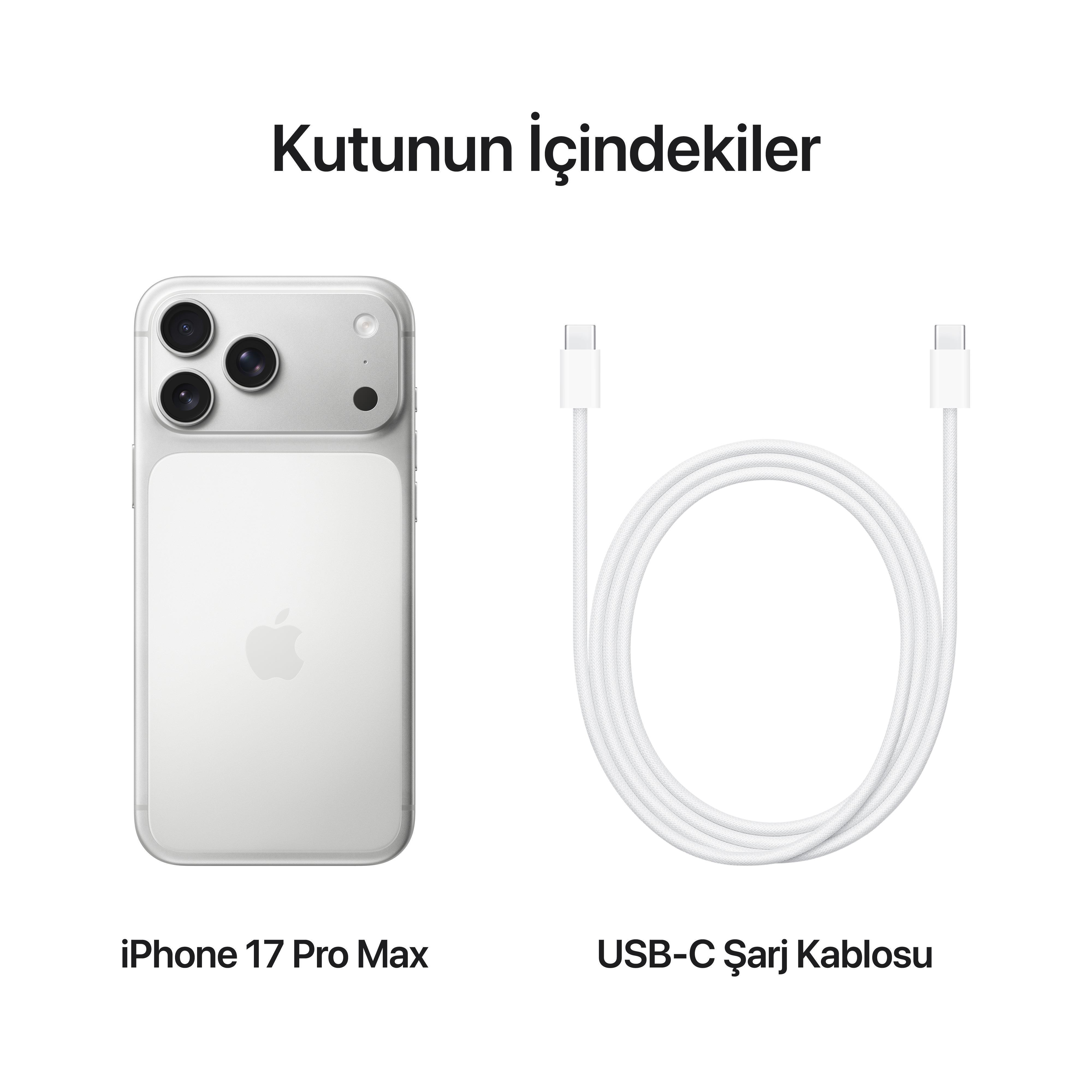 iPhone 17 Pro Max 256GB Gümüş MFYM4TU/A