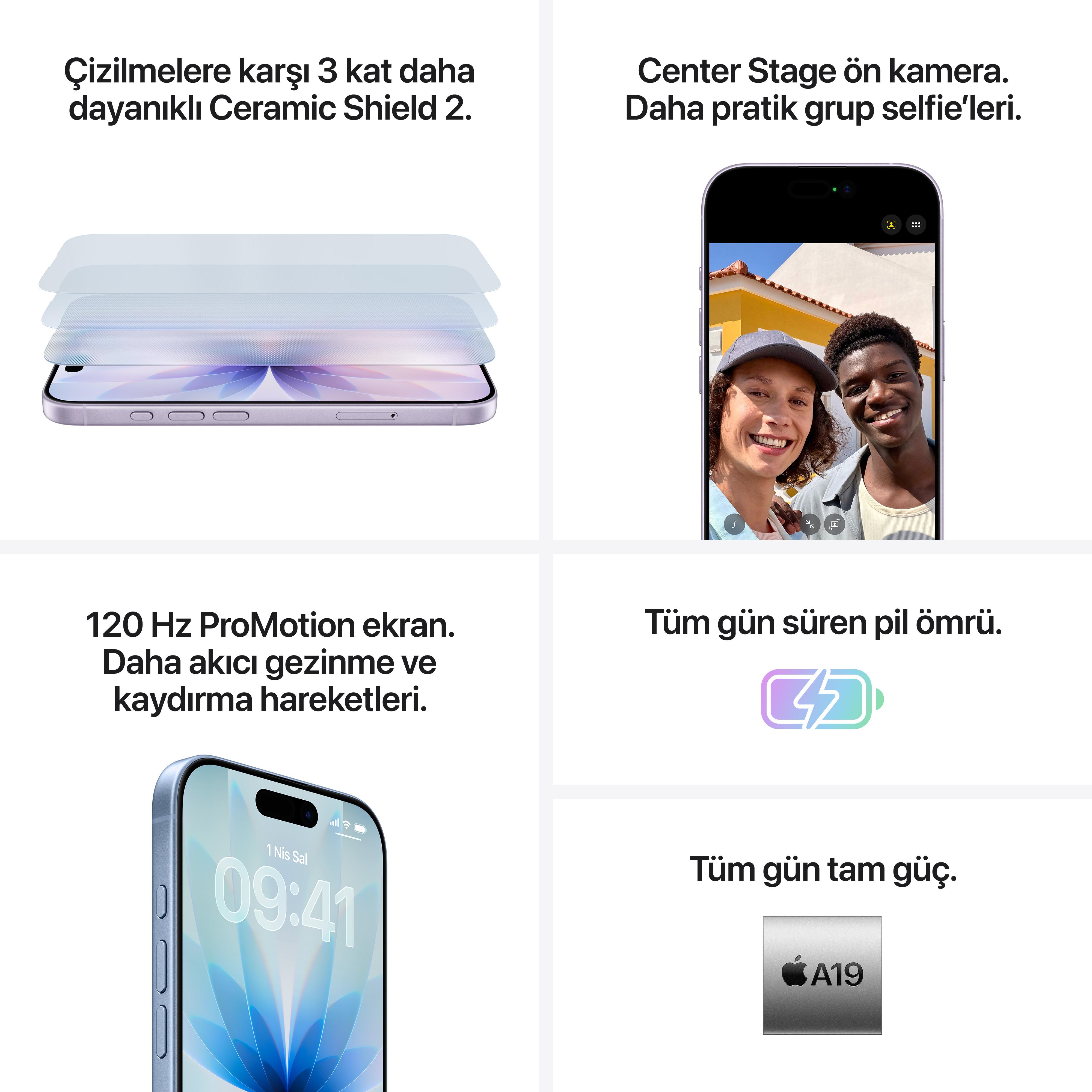 iPhone 17 256GB Lavanta MG6M4TU/A