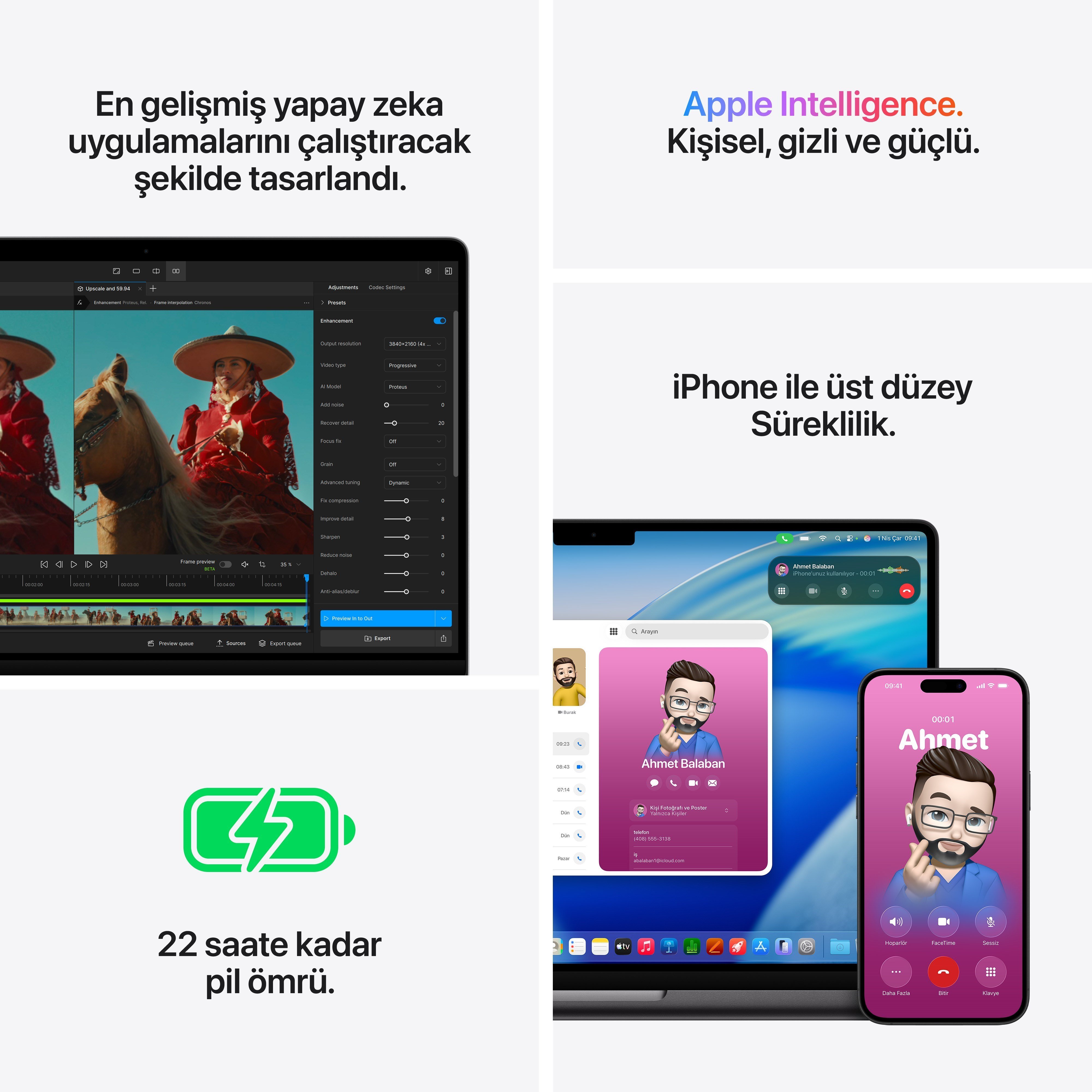 MacBook Pro 14'' 15-Core CPU 16-Core GPU Apple M5 Pro 24GB 1TB SSD Uzay Siyahı MGDR4TU/A
