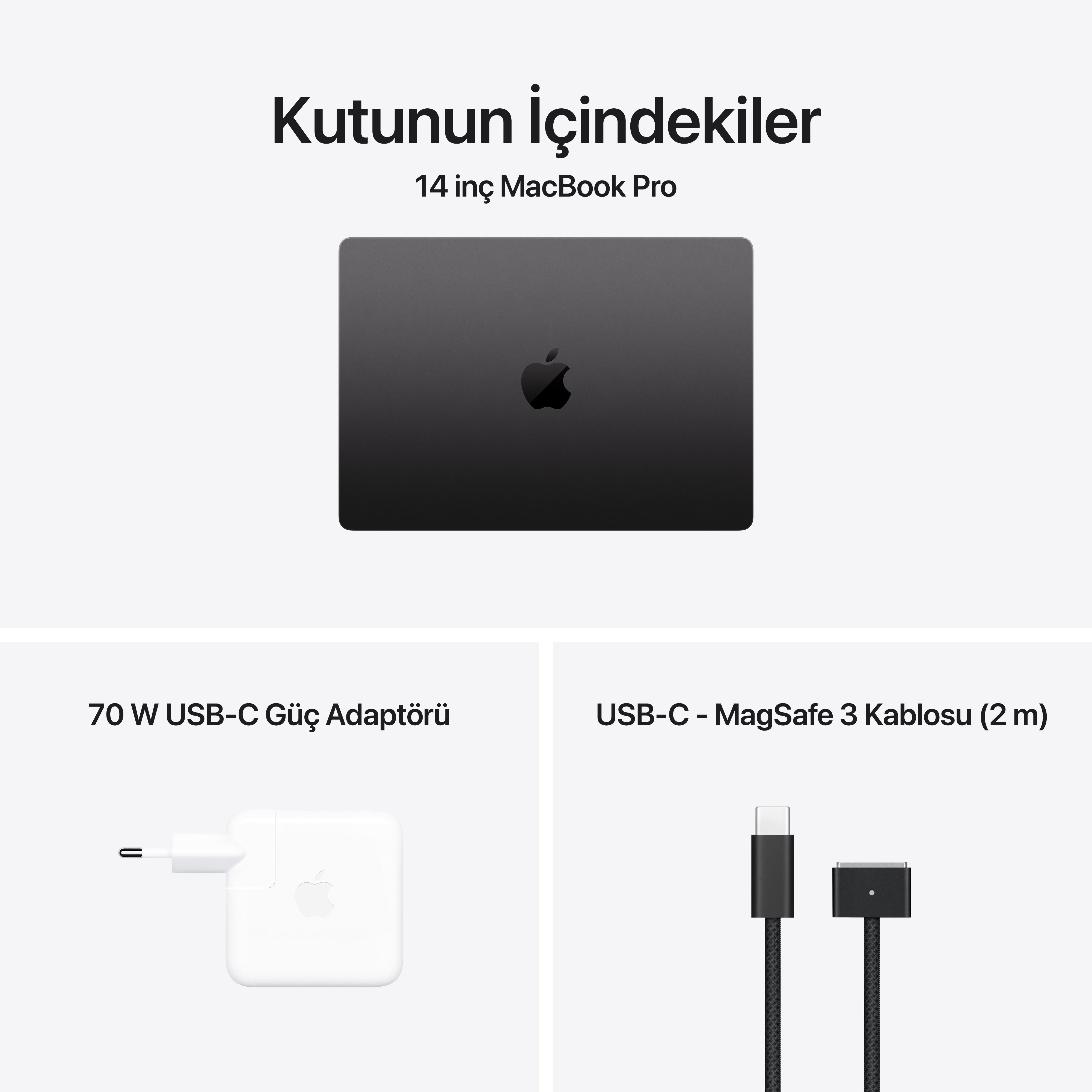MacBook Pro 14'' 15-Core CPU 16-Core GPU Apple M5 Pro 24GB 1TB SSD Uzay Siyahı MGDR4TU/A