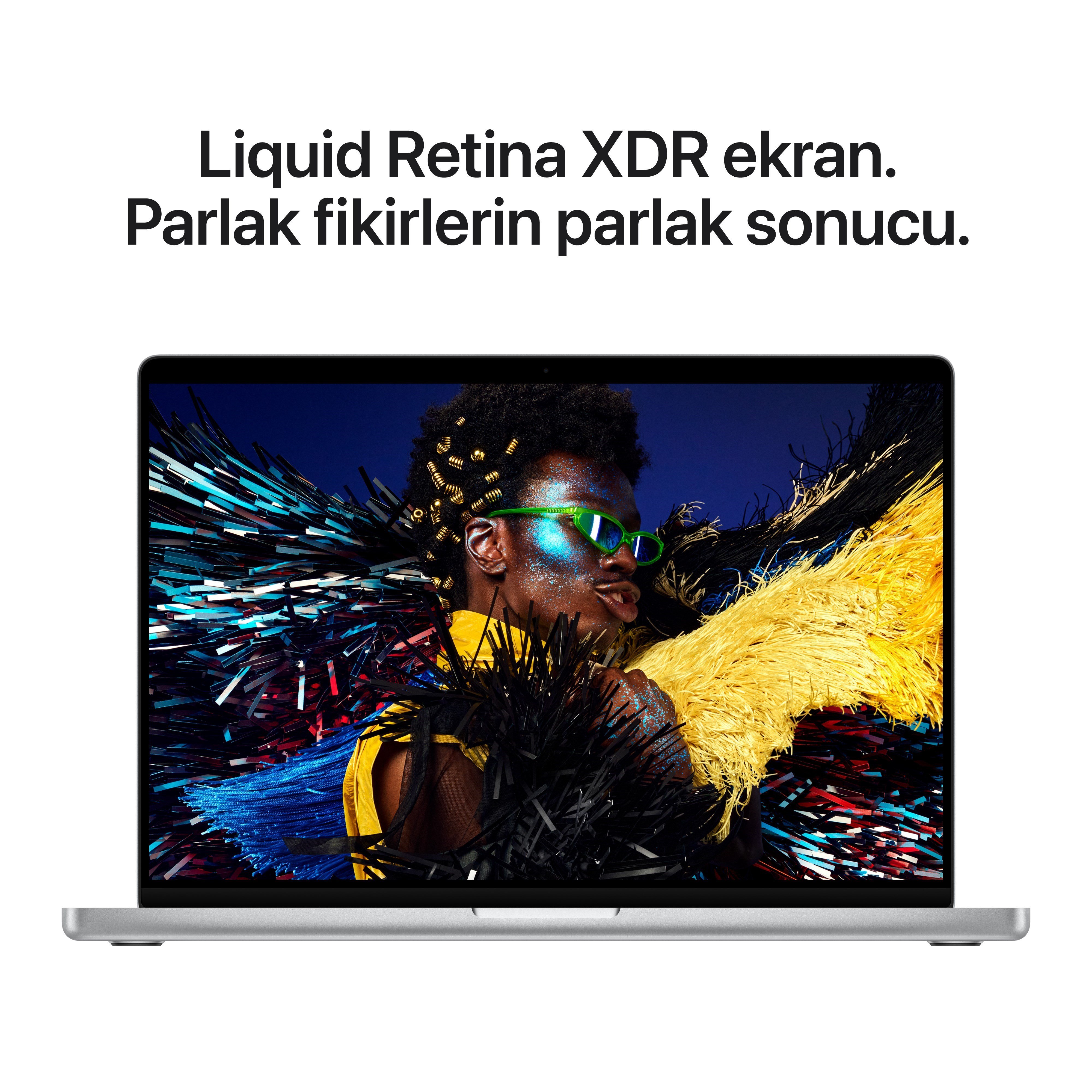 MacBook Pro 16'' 18-Core CPU 32-Core GPU Apple M5 Max 36GB 2TB SSD Gümüş MGE74TU/A