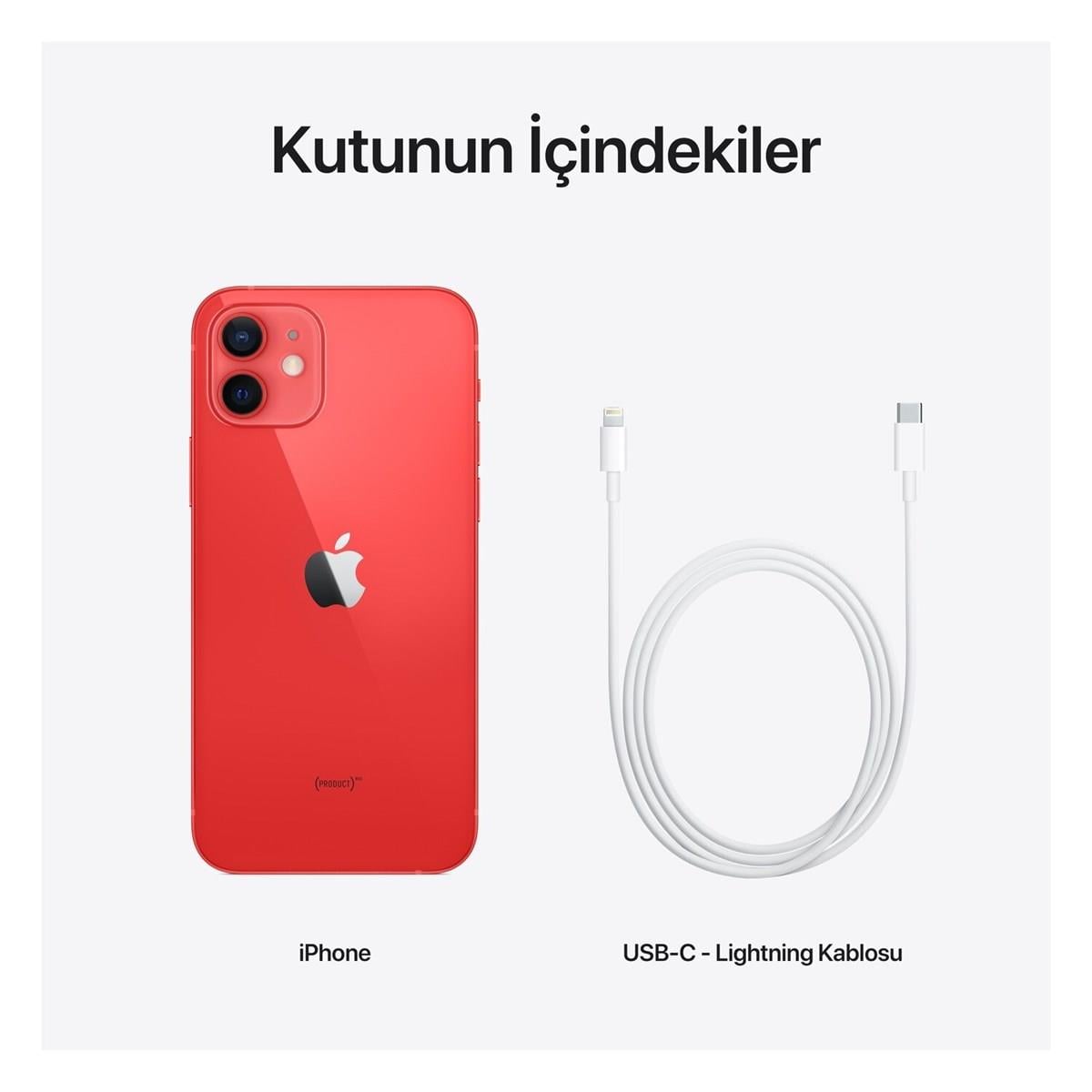 iPhone 12 Kırmızı 64GB MGJ73TU/A