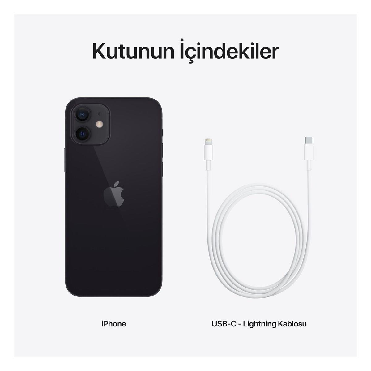 iPhone 12 Siyah 256GB MGJG3TU/A