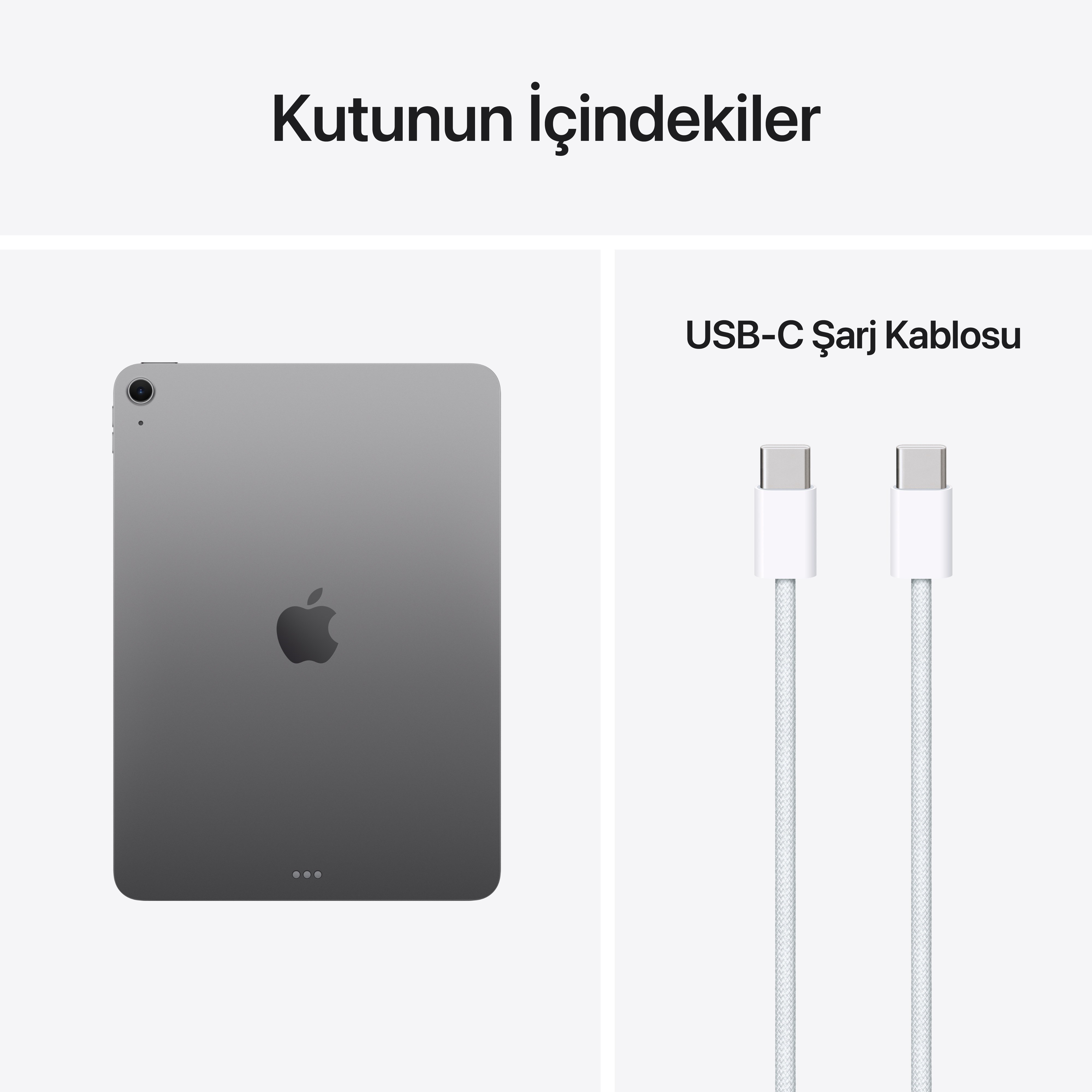 iPad Air M4 11'' Wi-Fi 128GB Uzay Grisi MH304TU/A