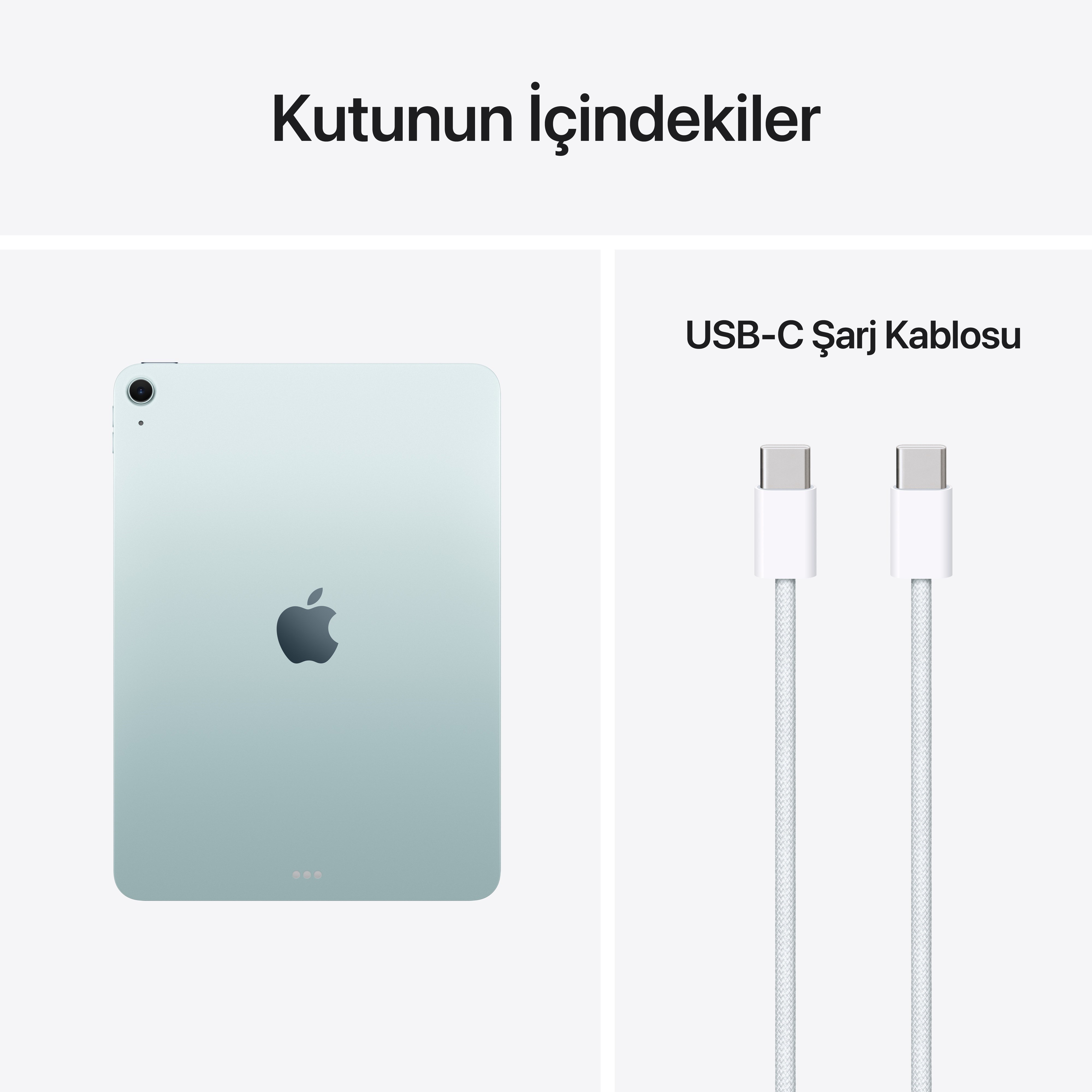 iPad Air M4 11'' Wi-Fi 128GB Mavi MH314TU/A