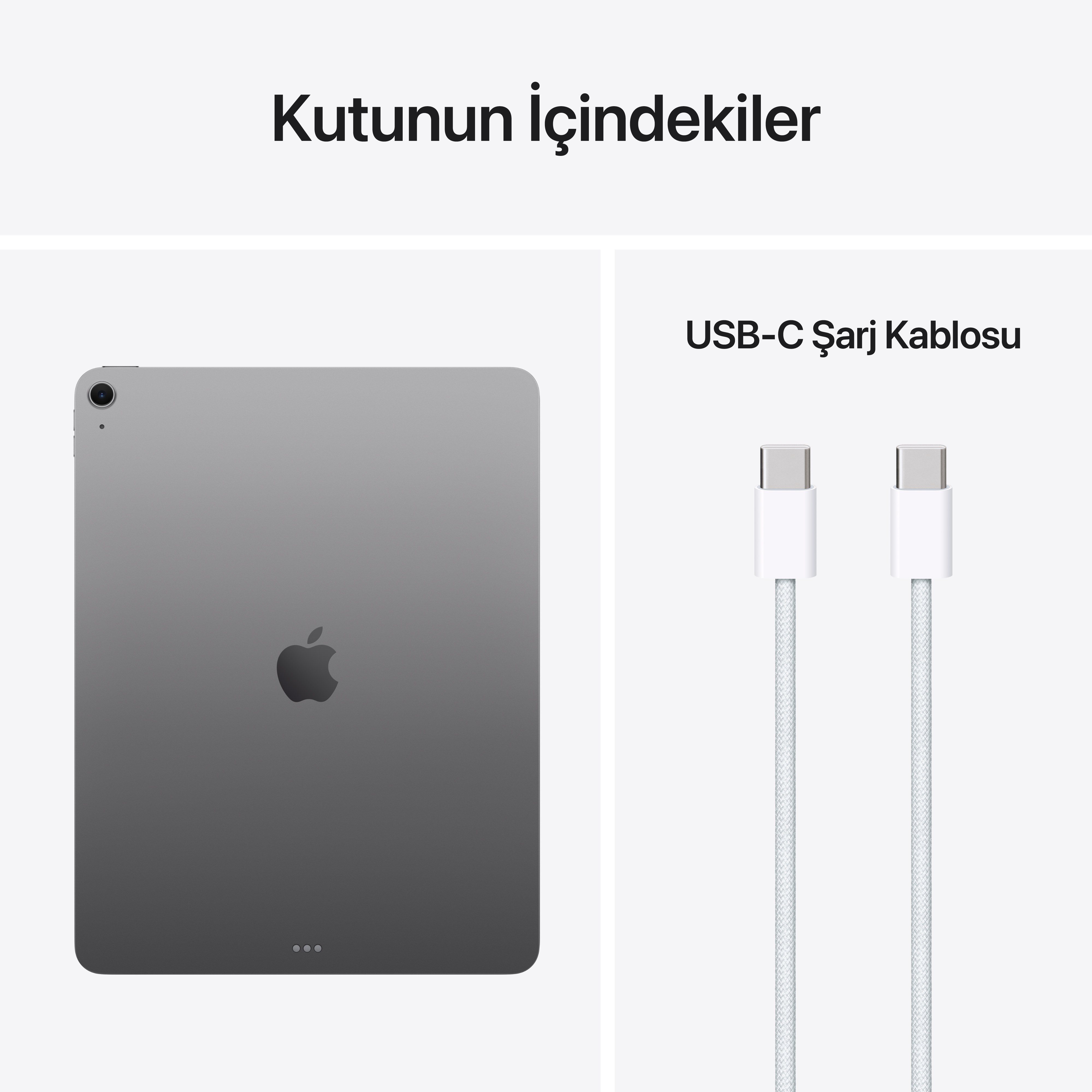 iPad Air M4 13'' Wi-Fi 128GB Uzay Grisi MH5N4TU/A