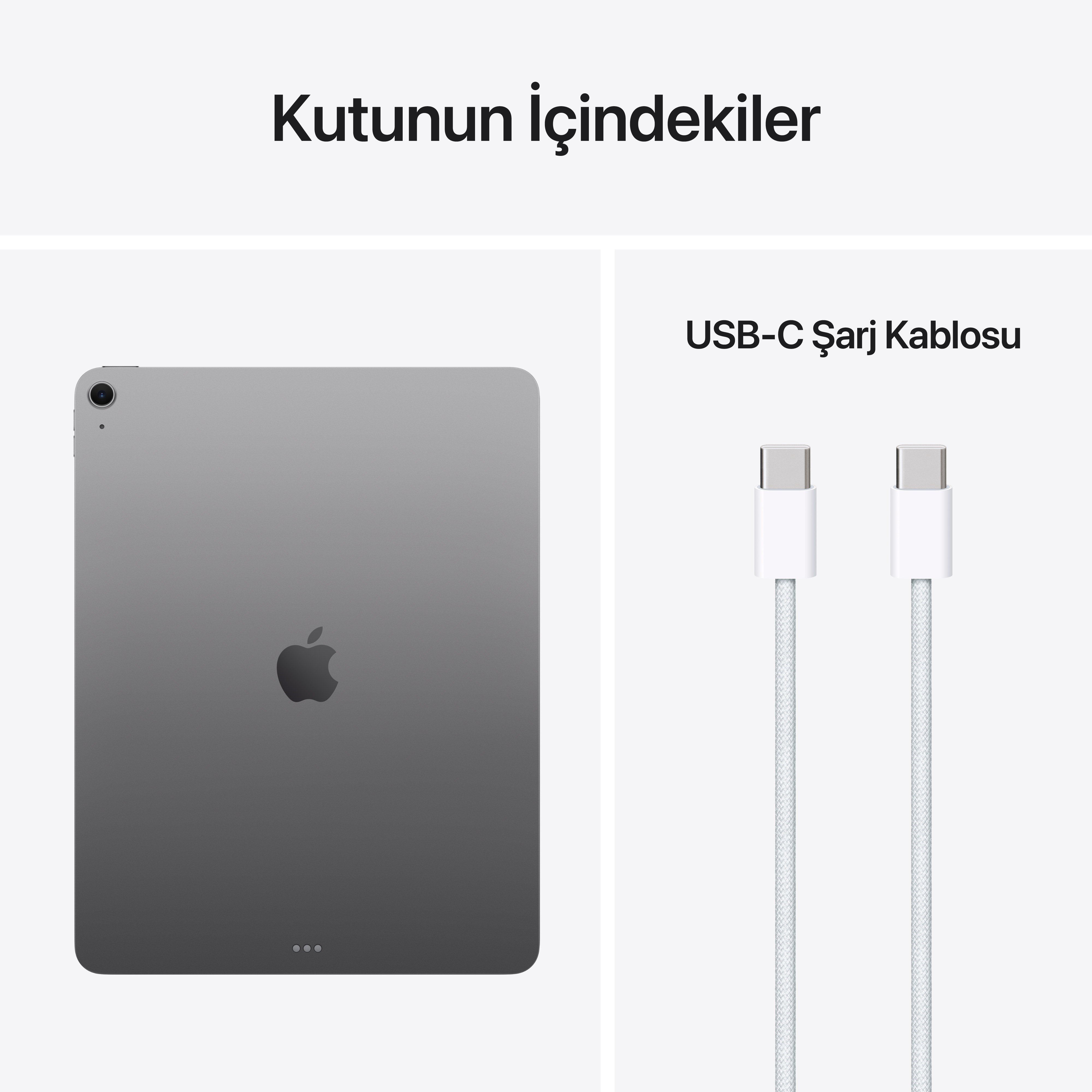 iPad Air M4 13'' Wi-Fi 128GB Uzay Grisi MH5N4TU/A