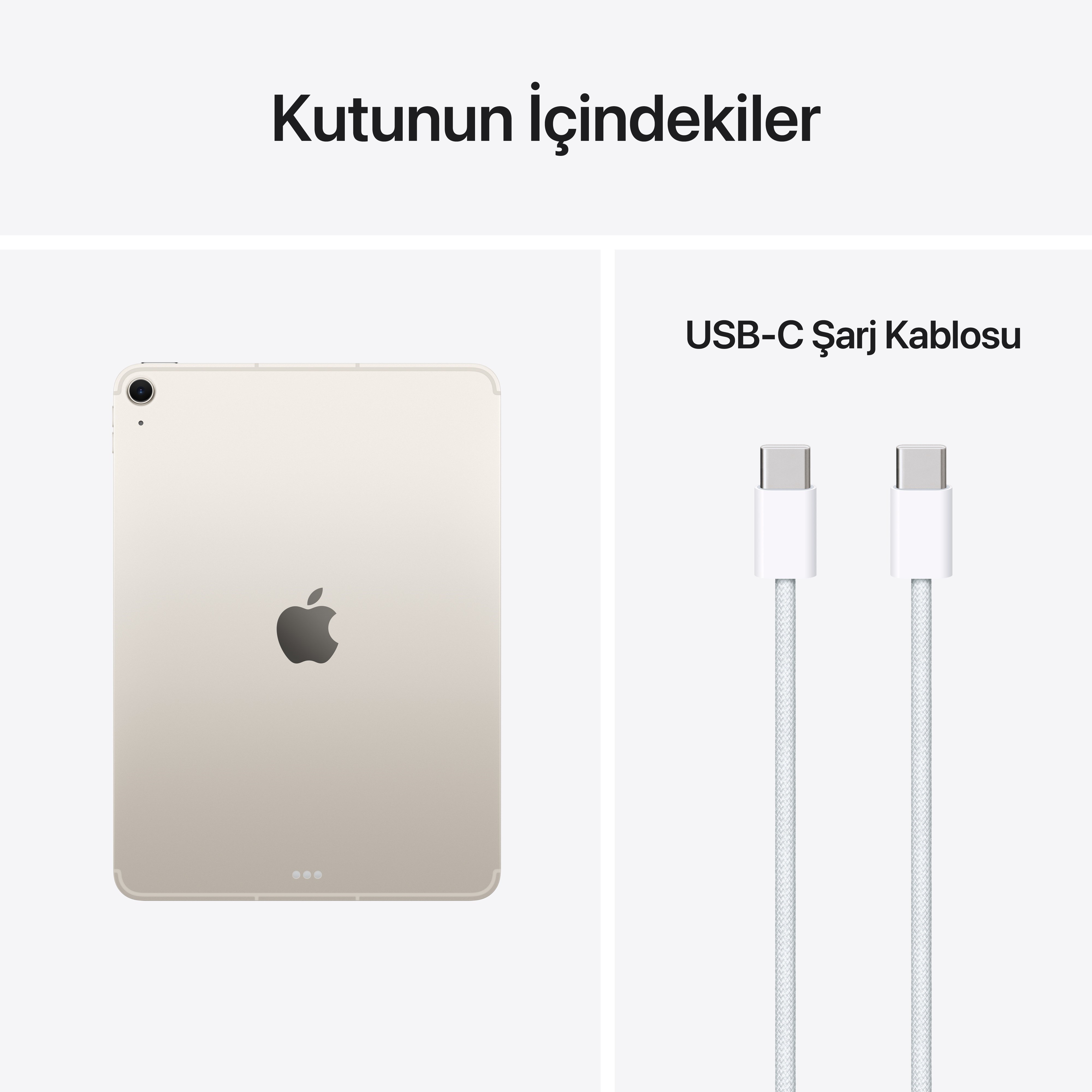 iPad Air M4 11'' Wi-Fi + Cellular 128GB Yıldız Işığı MH7A4TU/A