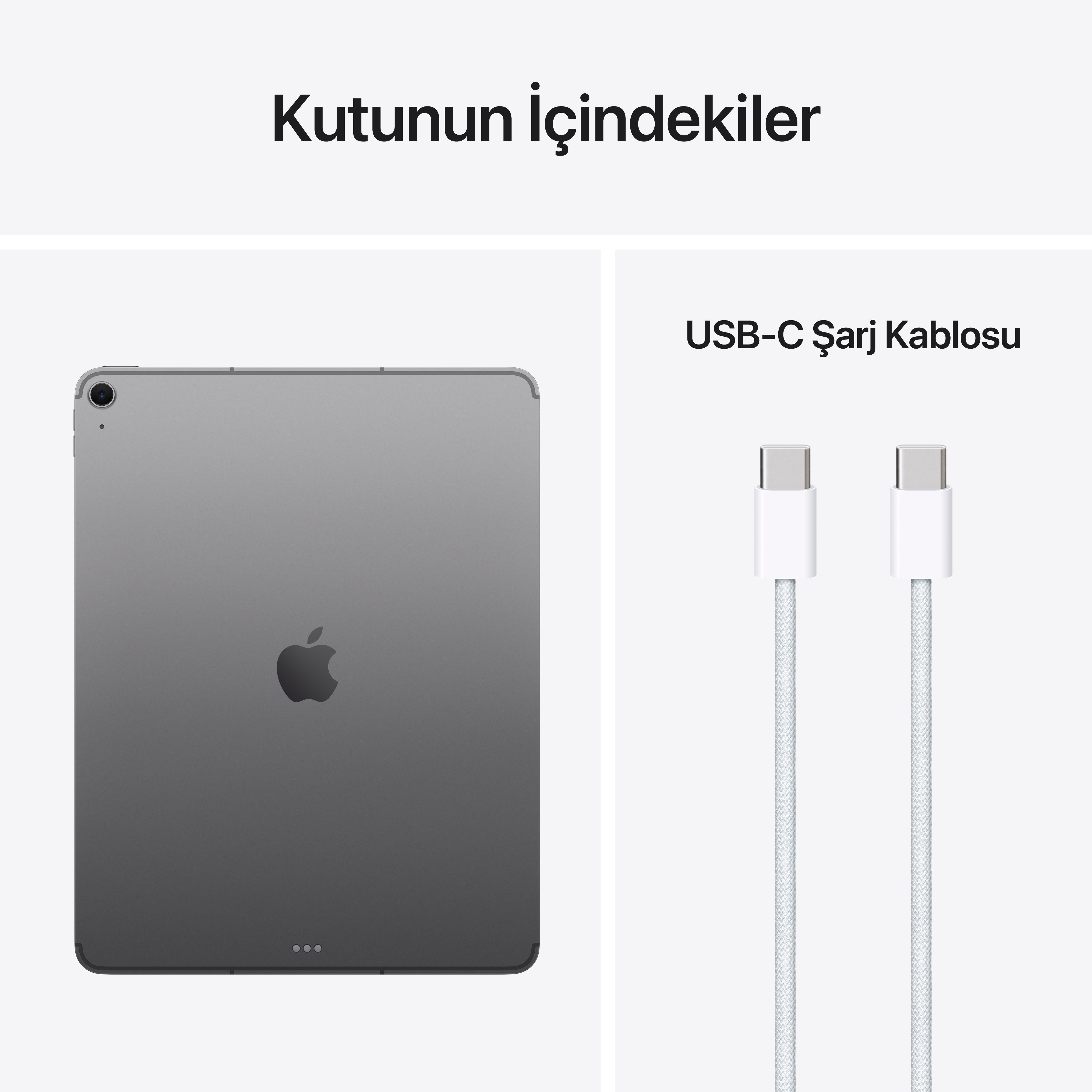 iPad Air M4 13'' Wi-Fi + Cellular 128GB Uzay Grisi MH9D4TU/A