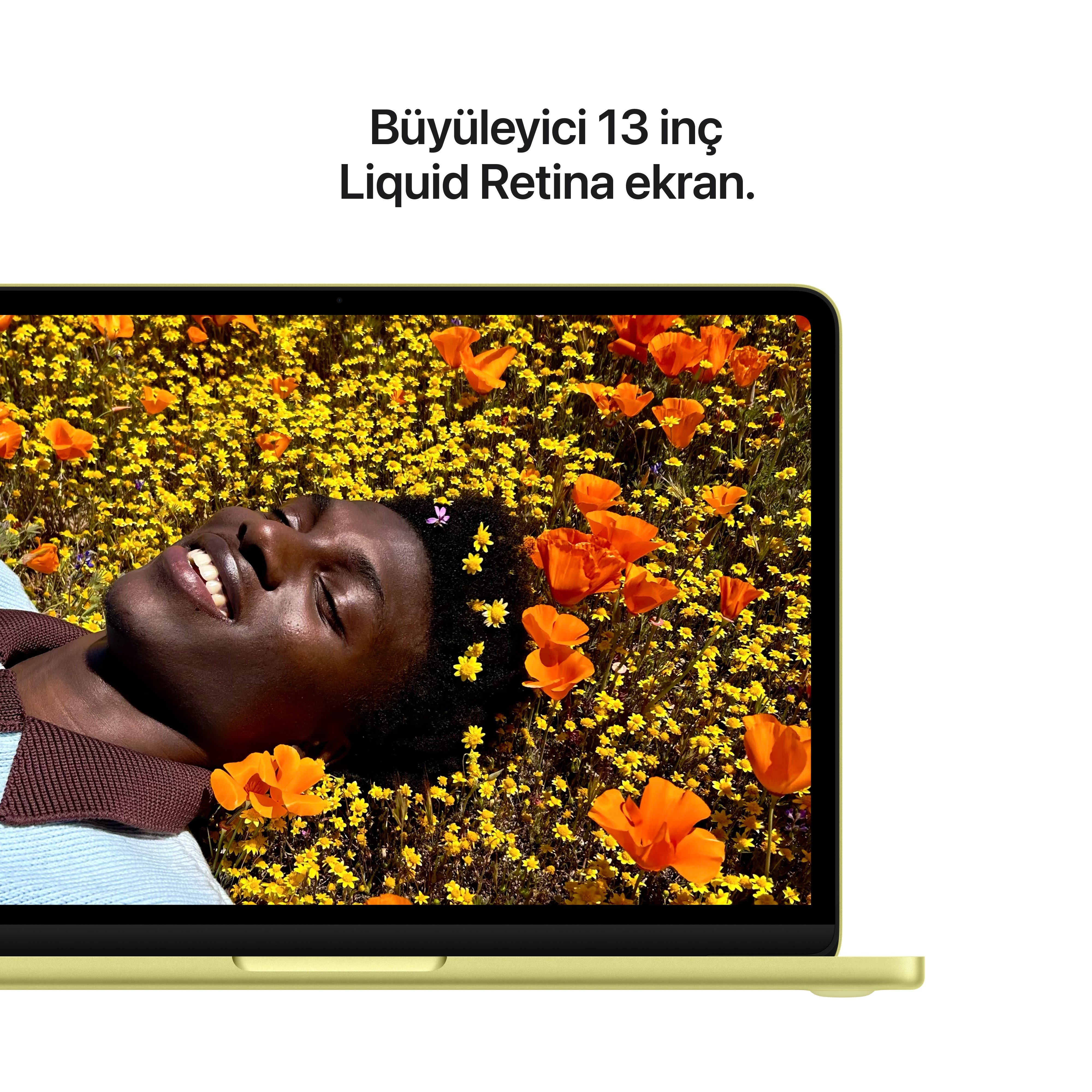 MacBook Neo 13'' 6-Core CPU 5-Core GPU Apple A18 Pro 8GB 256GB SSD Magic Keyboard Puslu Sarı MHFD4TU/A