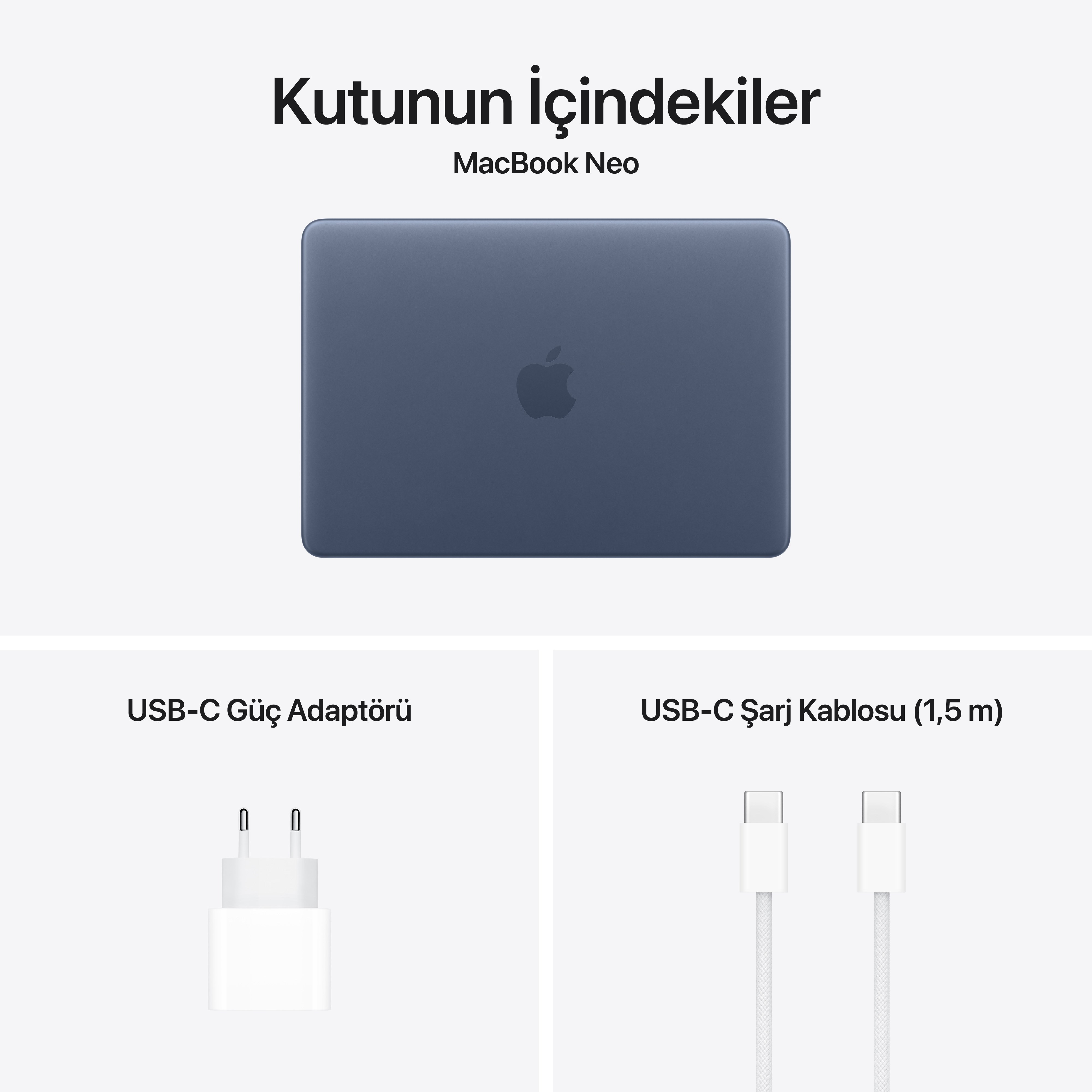 MacBook Neo 13'' 6-Core CPU 5-Core GPU Apple A18 Pro 8GB 256GB SSD Magic Keyboard Indigo MHFF4TU/A