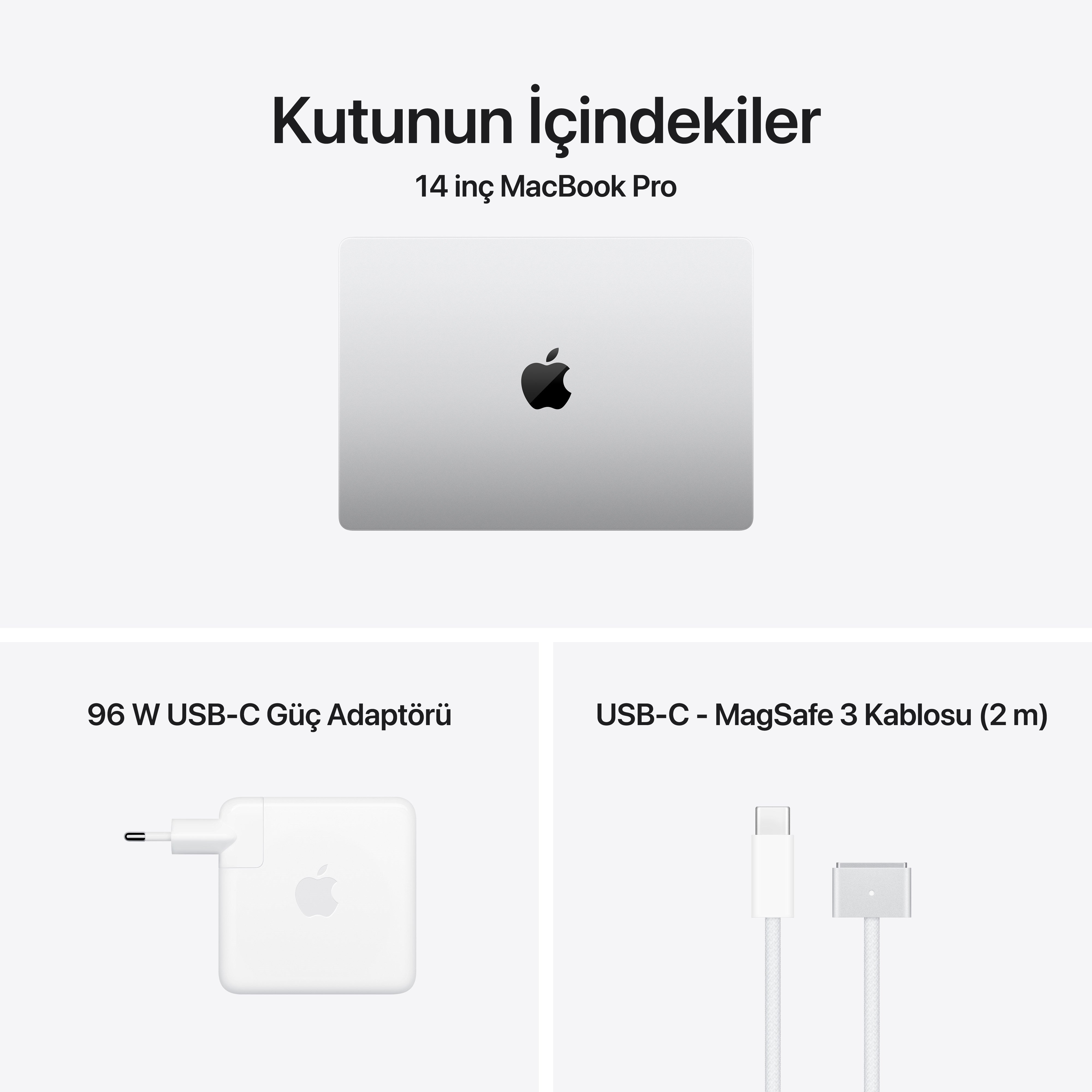 MacBook Pro 14'' 10-Core CPU 10-Core GPU Apple M5 32GB 1TB SSD Gümüş MJ3E4TU/A