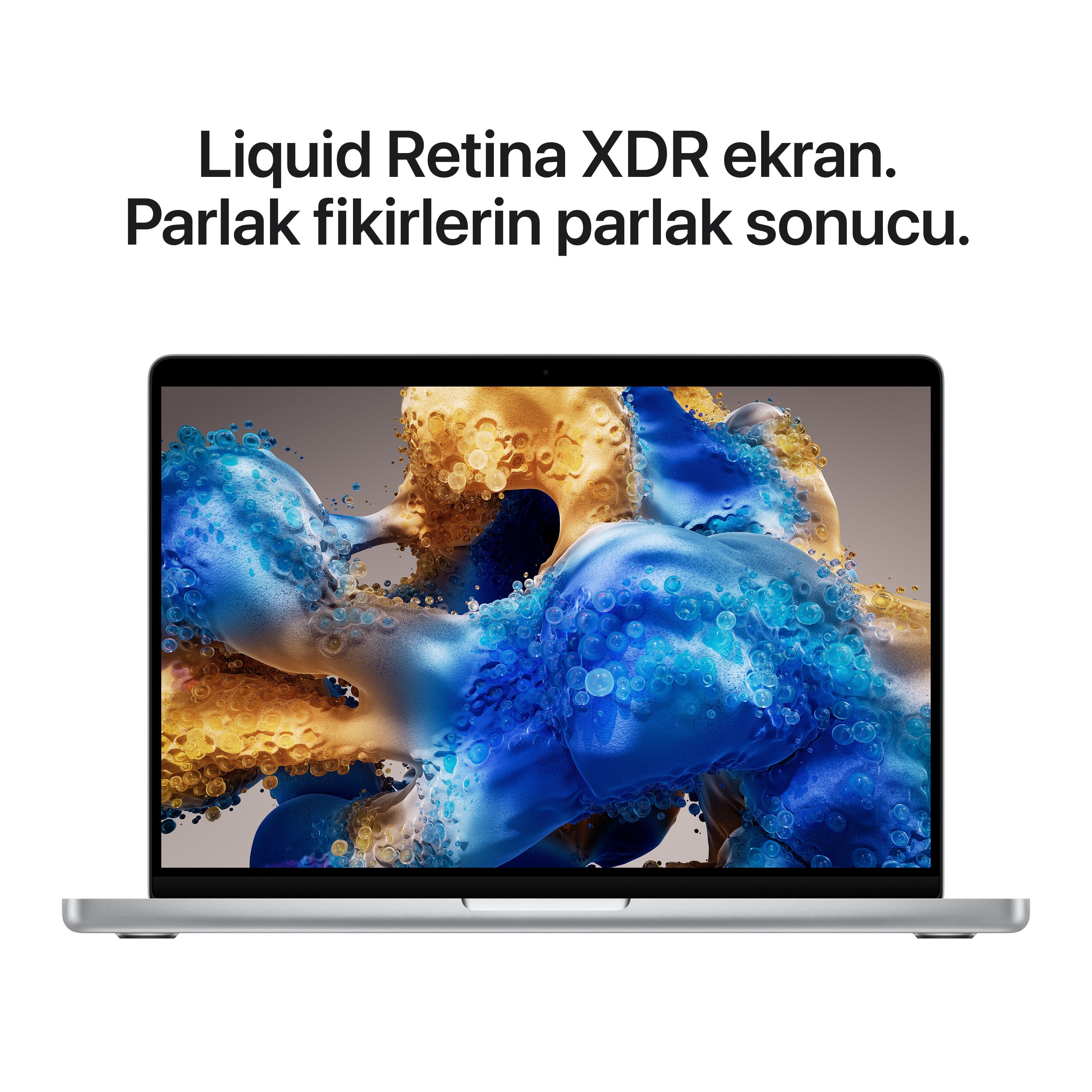 MacBook Pro 14'' 10-Core CPU 10-Core GPU Apple M5 32GB 1TB SSD Gümüş MJ3E4TU/A