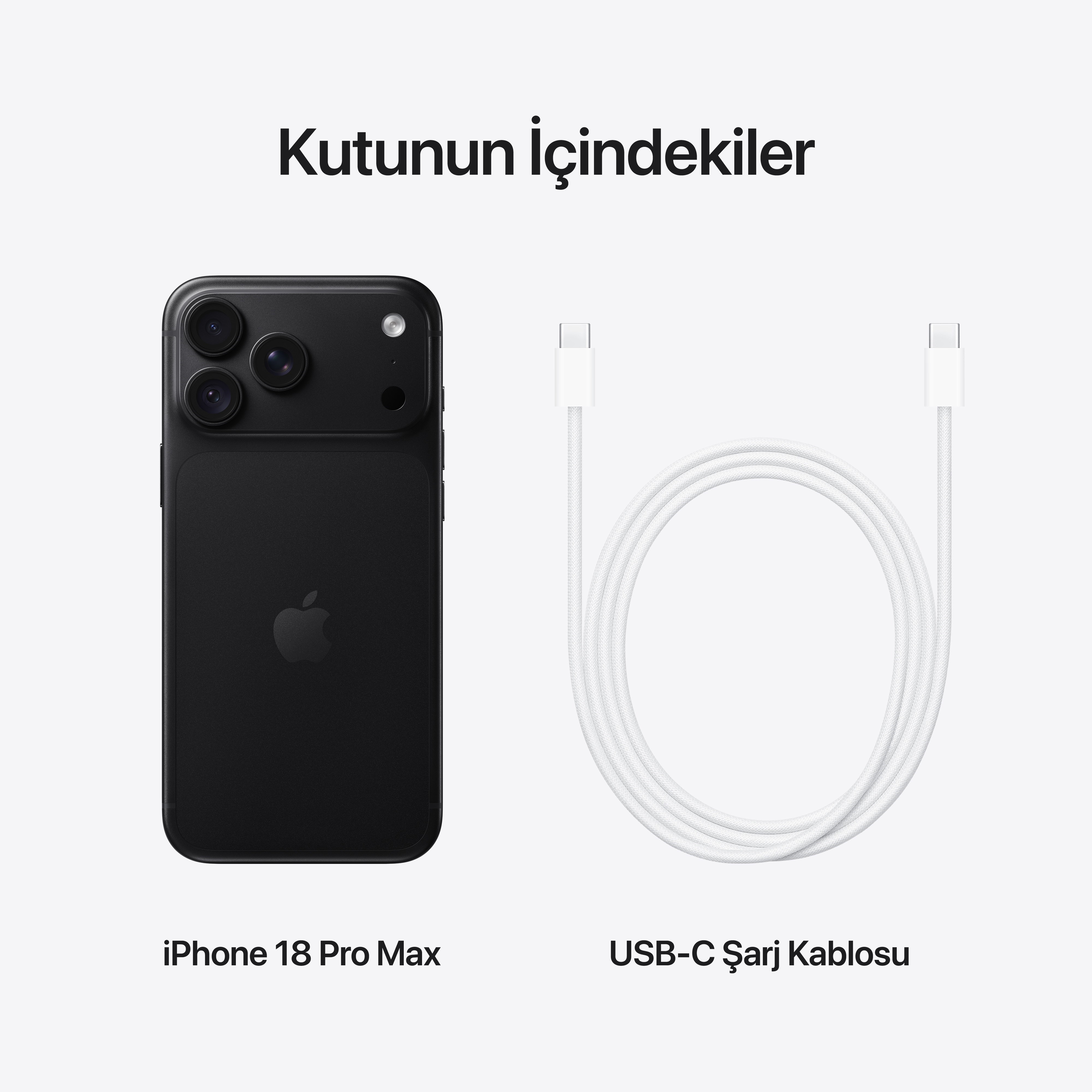iPhone 18 Pro Max 256GB Siyah MJXN4TU/A
