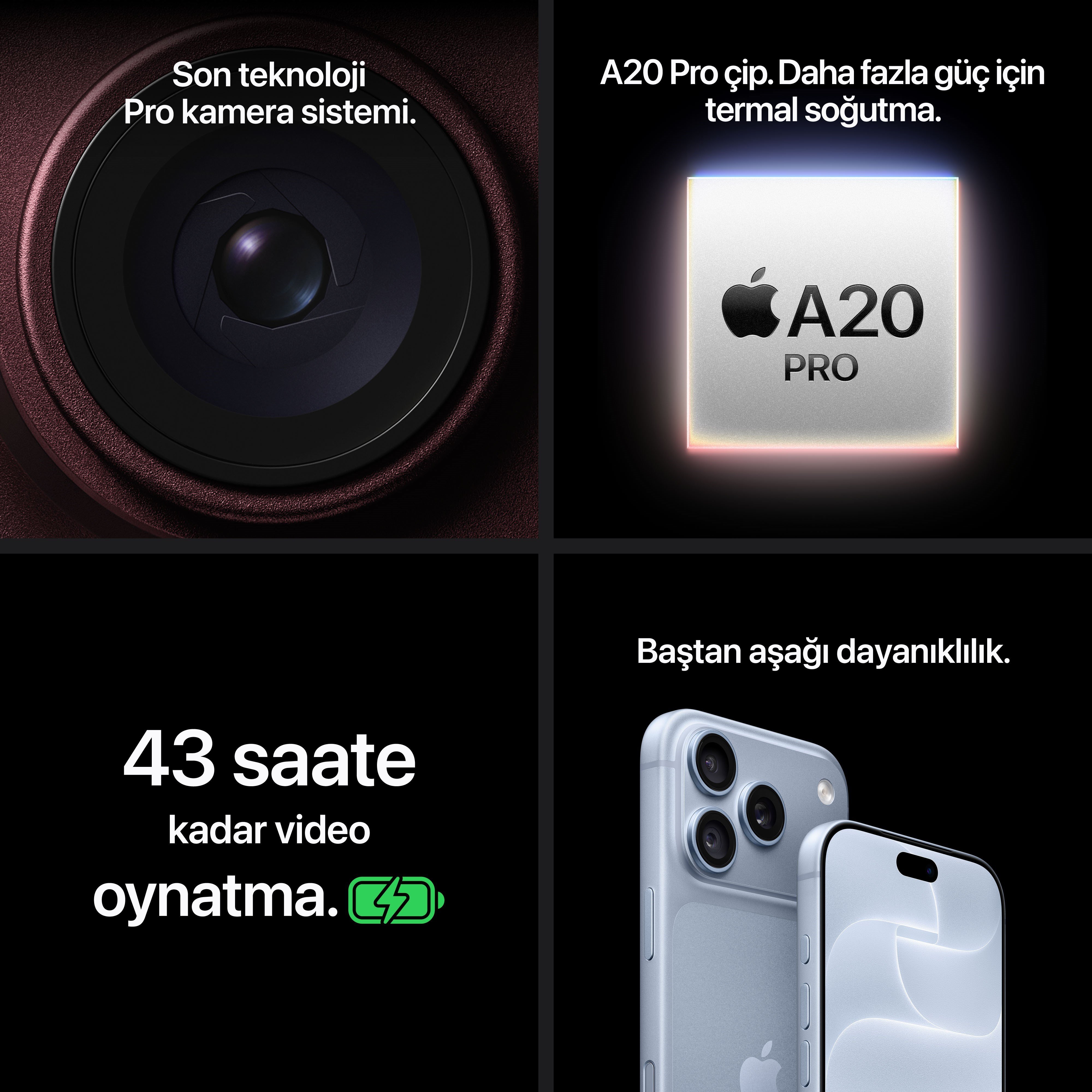 iPhone 18 Pro Max 256GB Gümüş MJXP4TU/A