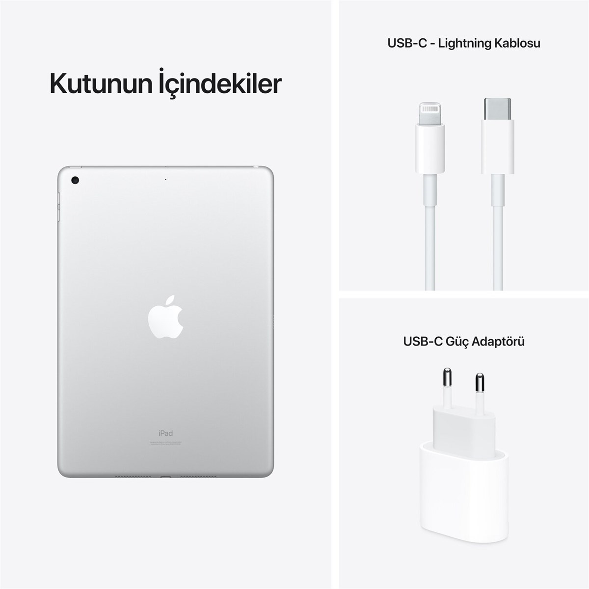 iPad 10.2'' (9.Nesil) Wi-Fi 64GB Gümüş MK2L3TU/A