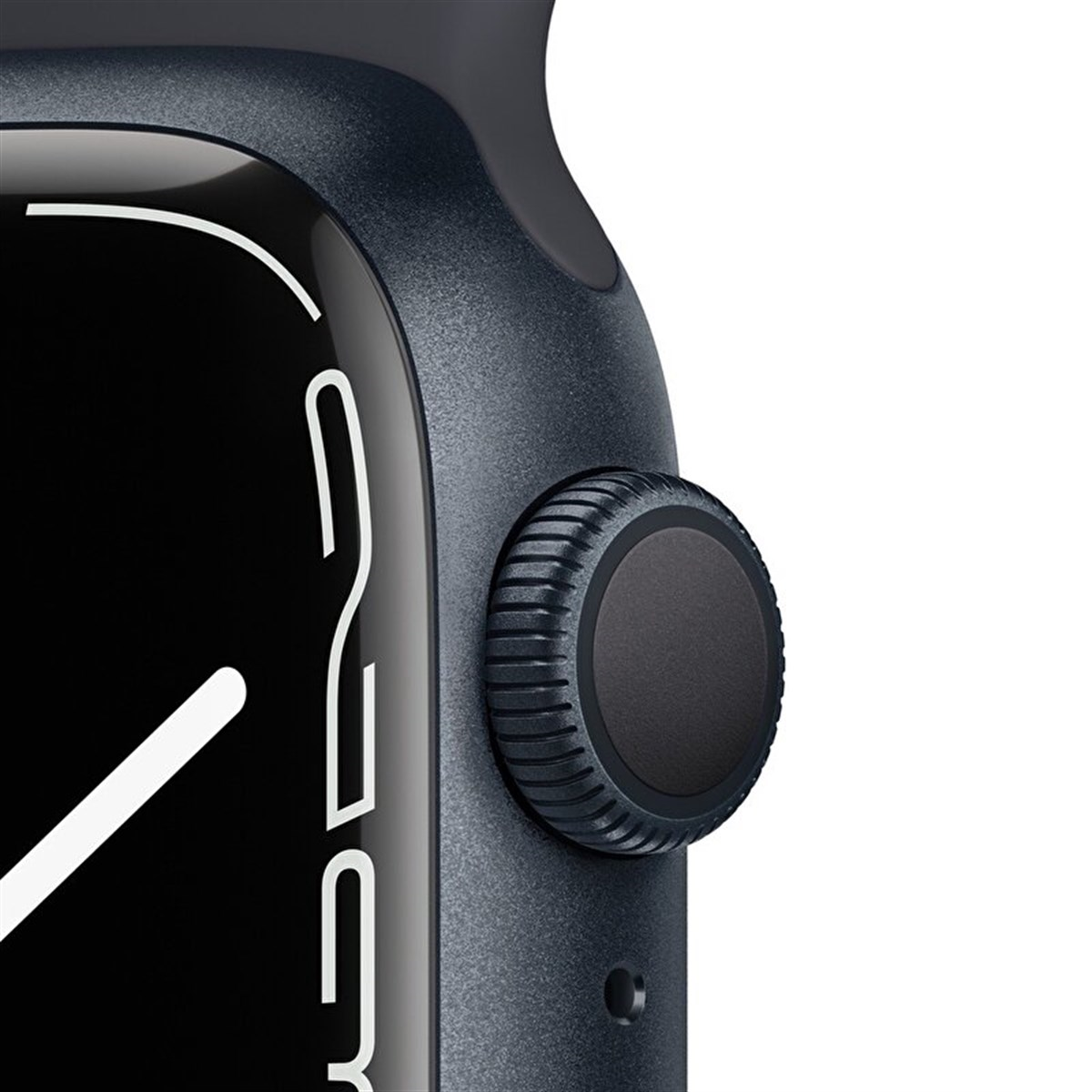 Apple Watch Series 7 GPS, 41mm Gece Yarısı Alüminyum Kasa ve Gece Yarısı Spor Kordon - MKMX3TU/A