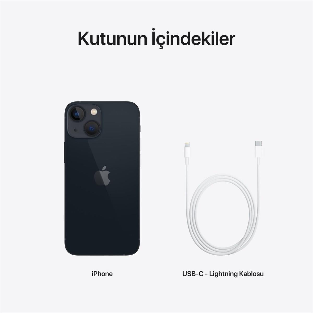iPhone 13 Mini Gece Yarısı 512GB MLKA3TU/A