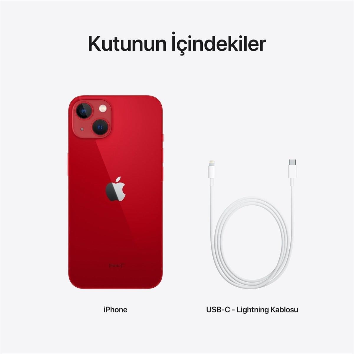 iPhone 13 Kırmızı 256GB MLQ93TU/A