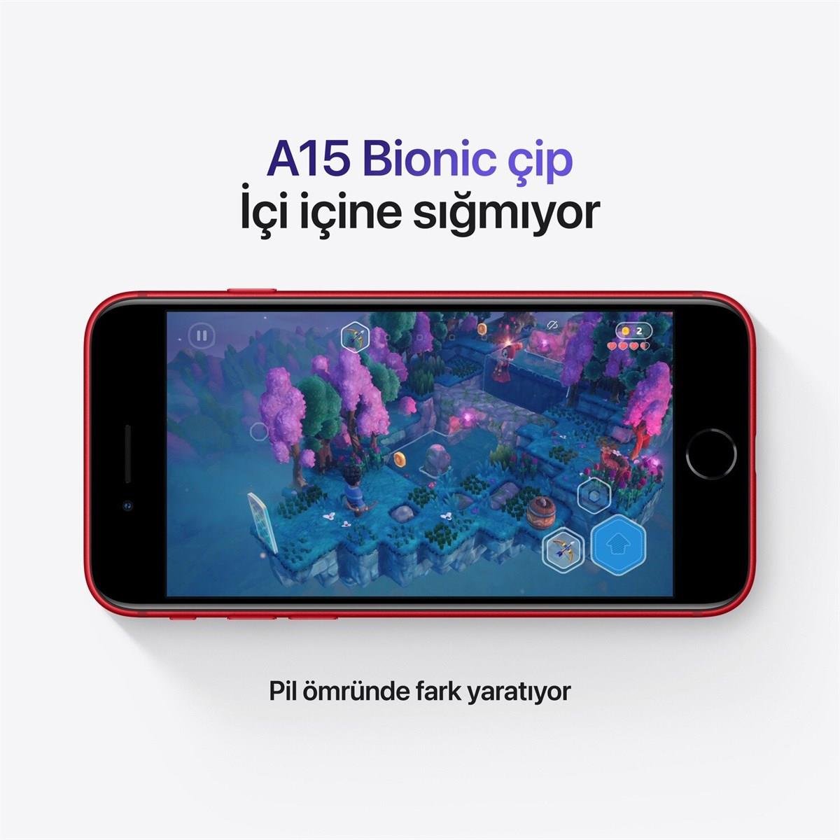 iPhone SE Gece Yarısı 64GB (3.nesil) MMXF3TU/A