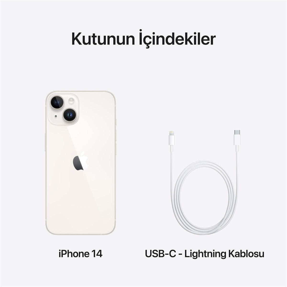 iPhone 14 Yıldız Işığı 128GB MPUR3TU/A