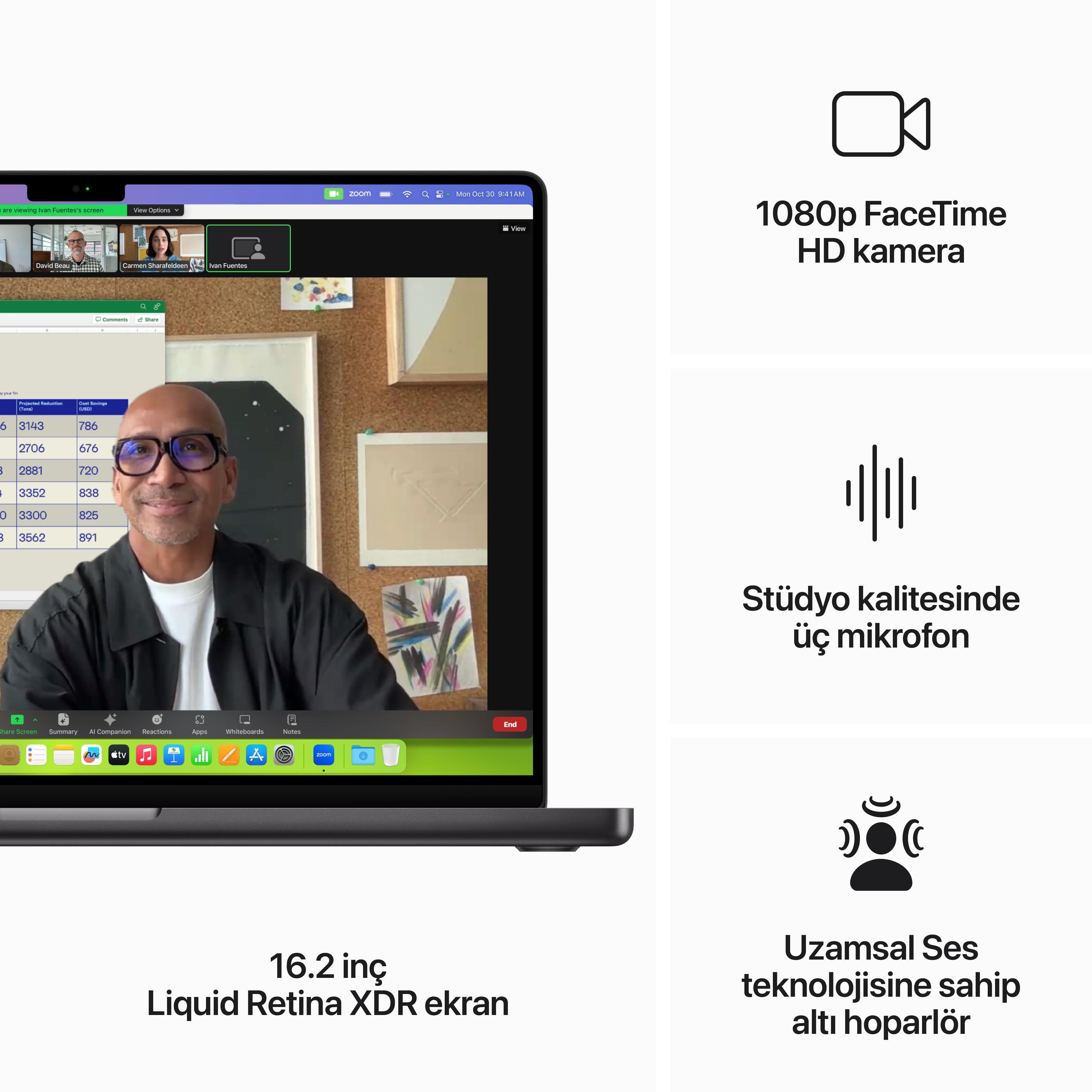 MacBook Pro 16'' 12-Core CPU 18-Core GPU Apple M3 Pro 18GB 512GB SSD S.Grey MRW13TU/A