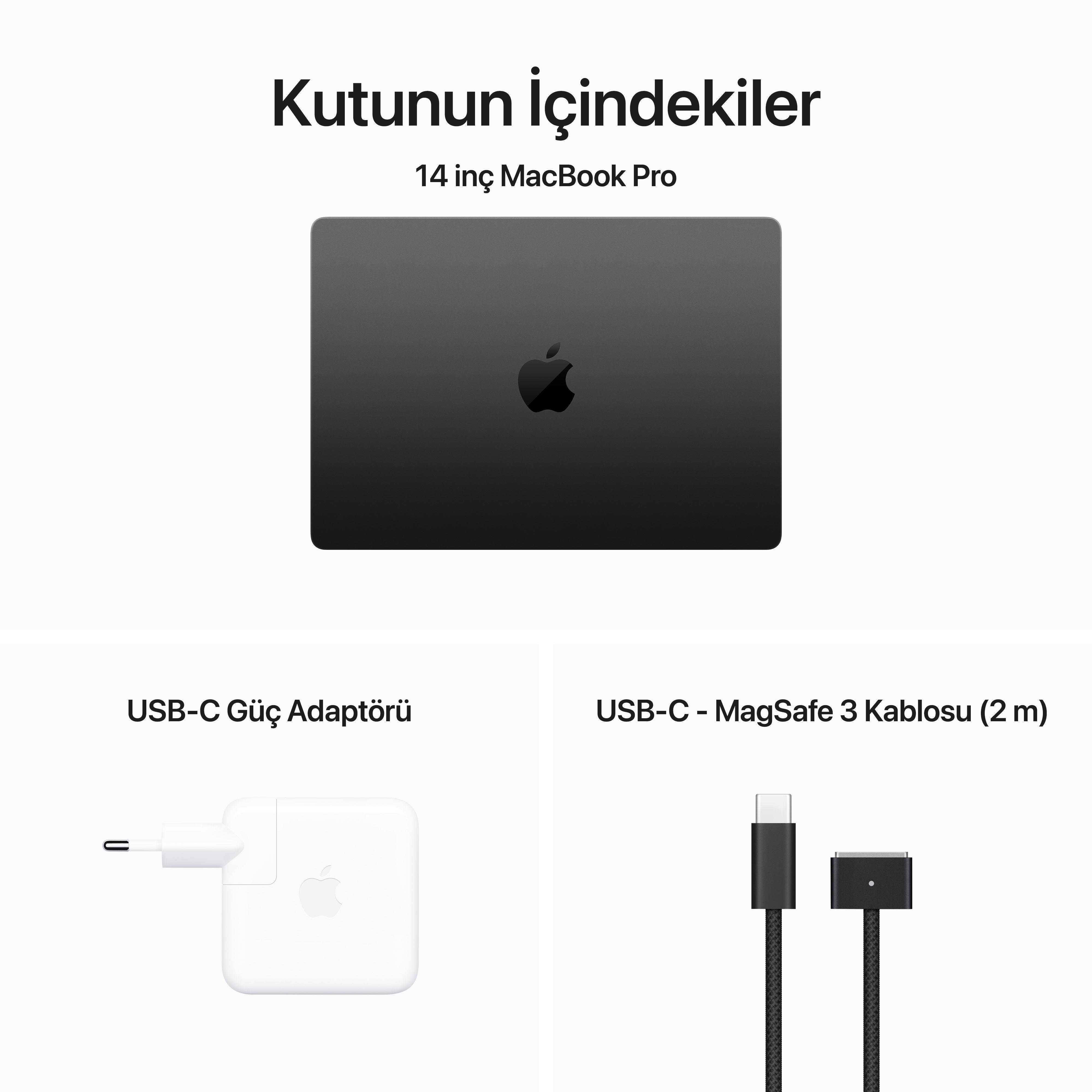 MacBook Pro 14'' 11-Core CPU 14-Core GPU Apple M3 Pro 18GB 512GB SSD S.Grey MRX33TU/A