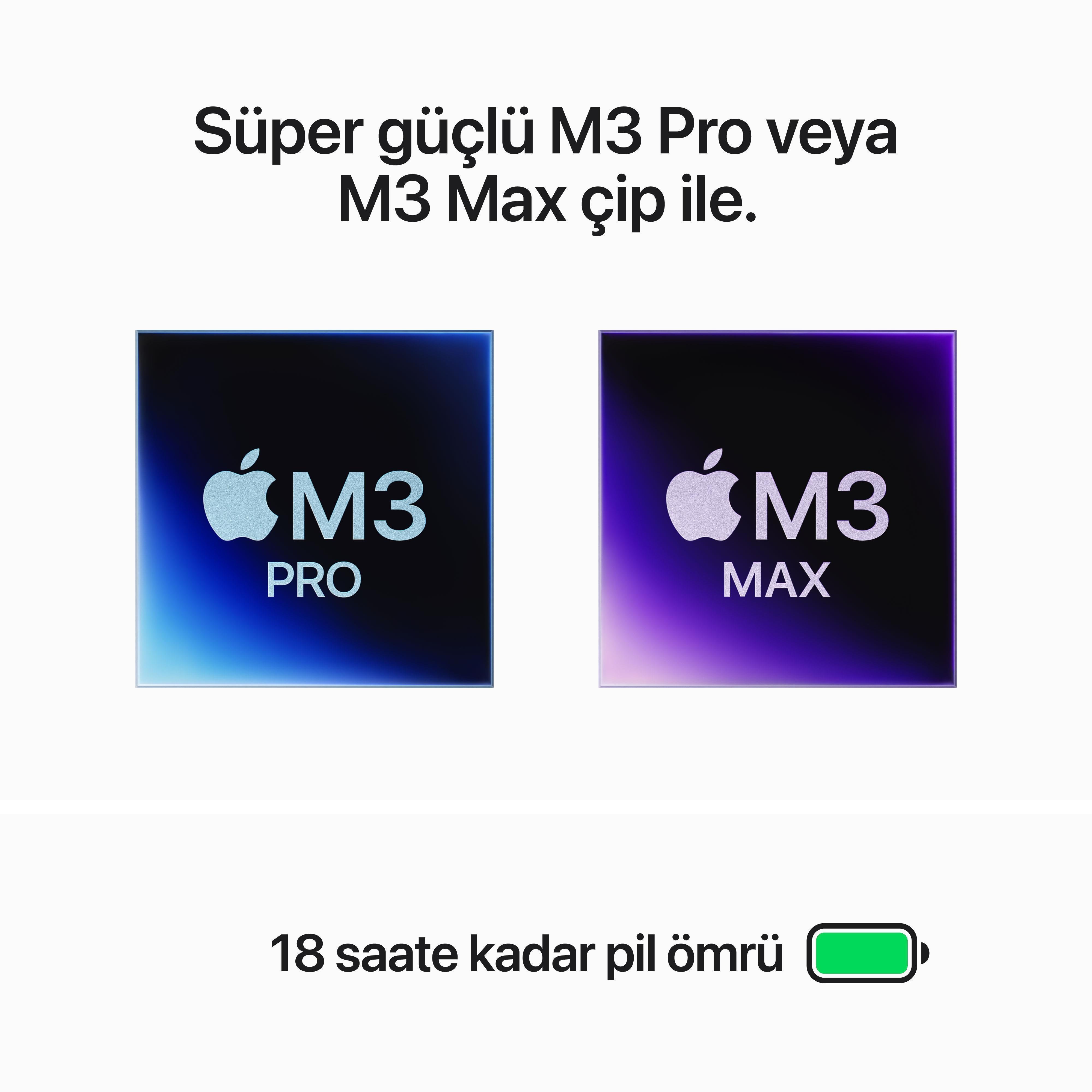 MacBook Pro 14'' 11-Core CPU 14-Core GPU Apple M3 Pro 18GB 512GB SSD S.Grey MRX33TU/A