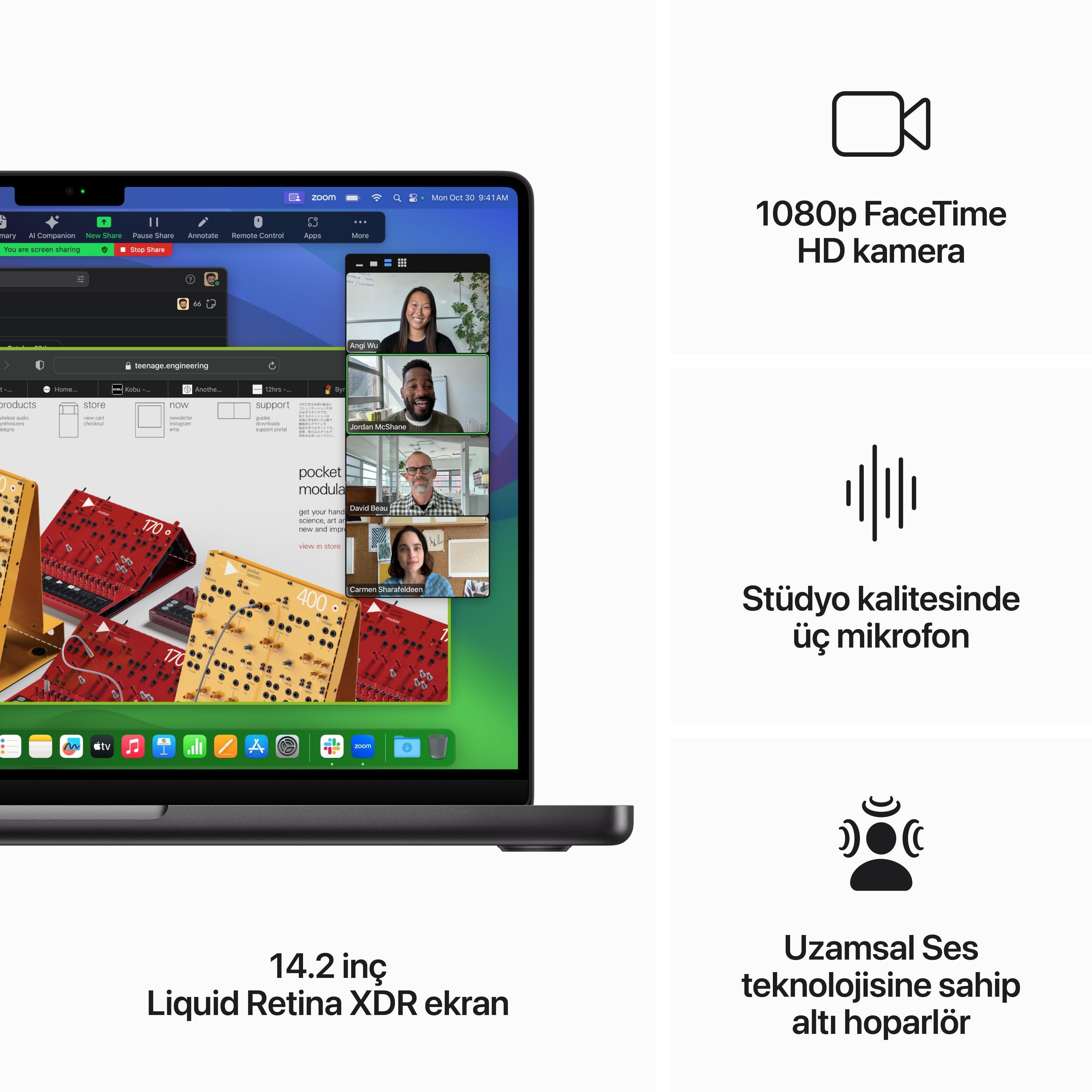 MacBook Pro 14'' 11-Core CPU 14-Core GPU Apple M3 Pro 18GB 512GB SSD S.Grey MRX33TU/A