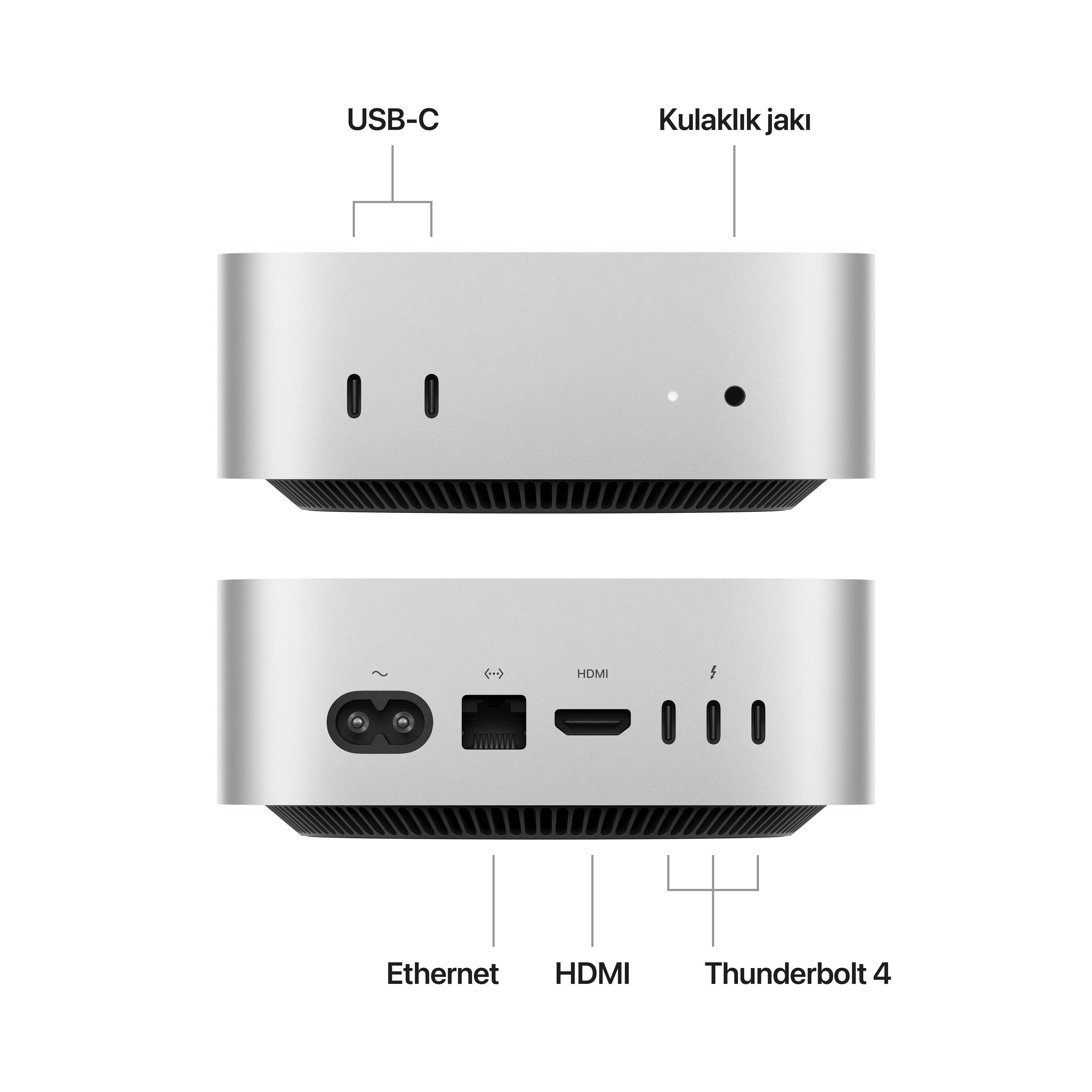 Mac Mini 10-Core CPU 10-Core GPU Apple M4 16GB 256GB SSD MU9D3TU/A