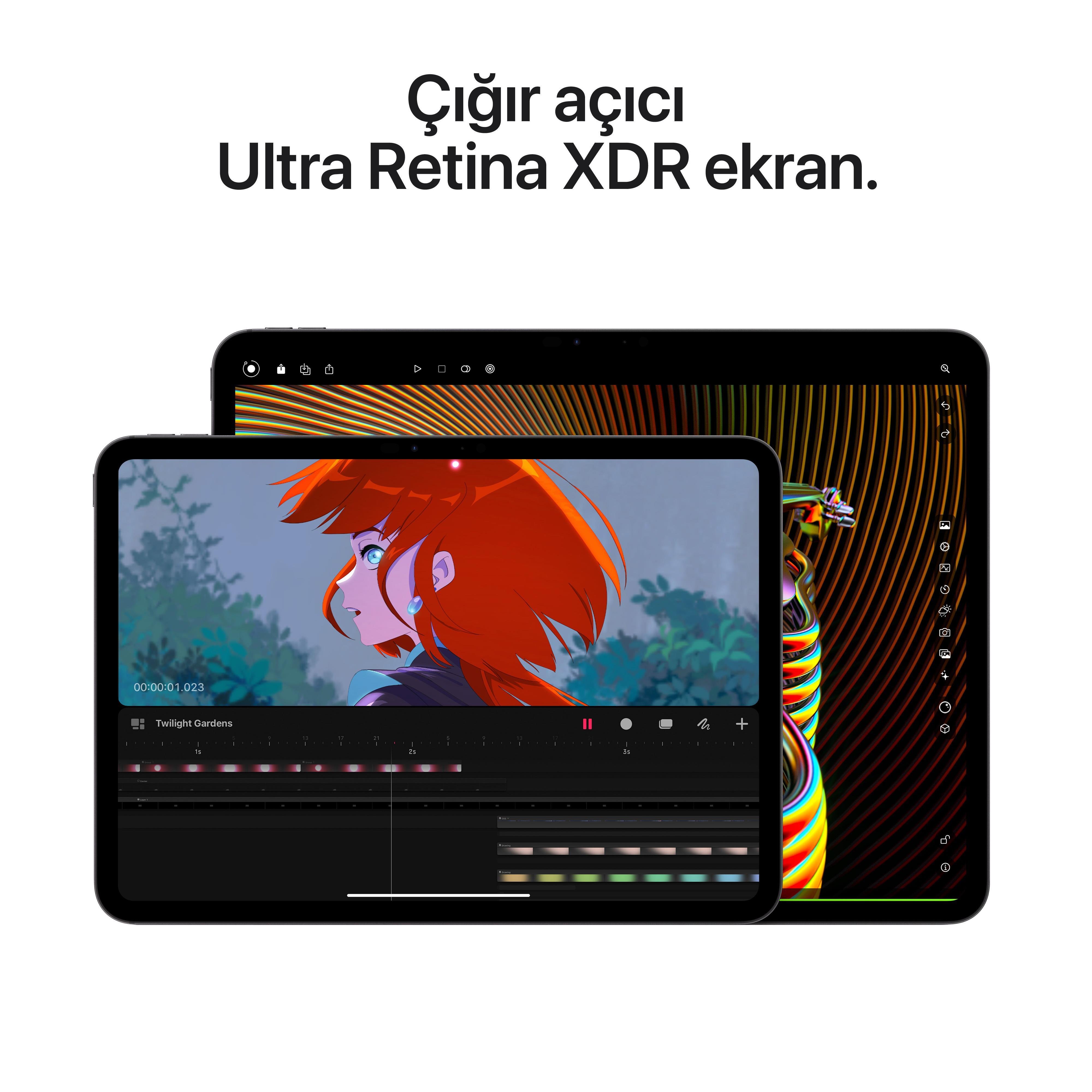iPad Pro 13'' M4 Wi-Fi 256GB Standart Cam Uzay Grisi iPad Pro 11'' M4 Wi-Fi 256GB Standart Cam Gümüş MVX23TU/A