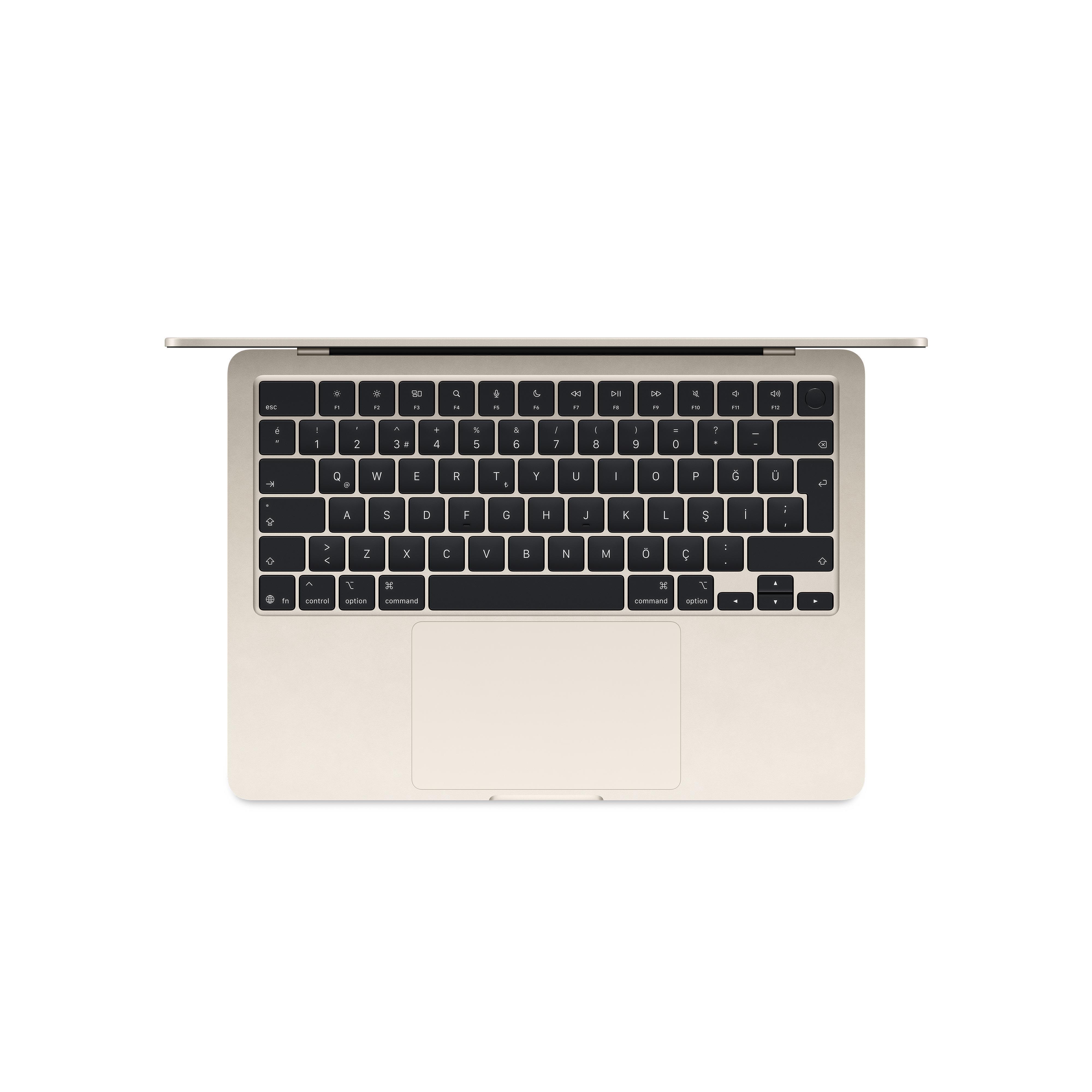 MacBook Air 13'' 10-Core CPU 8-Core GPU Apple M4 / 16GB / 256GB SSD / Yıldız Işığı MW0Y3TU/A