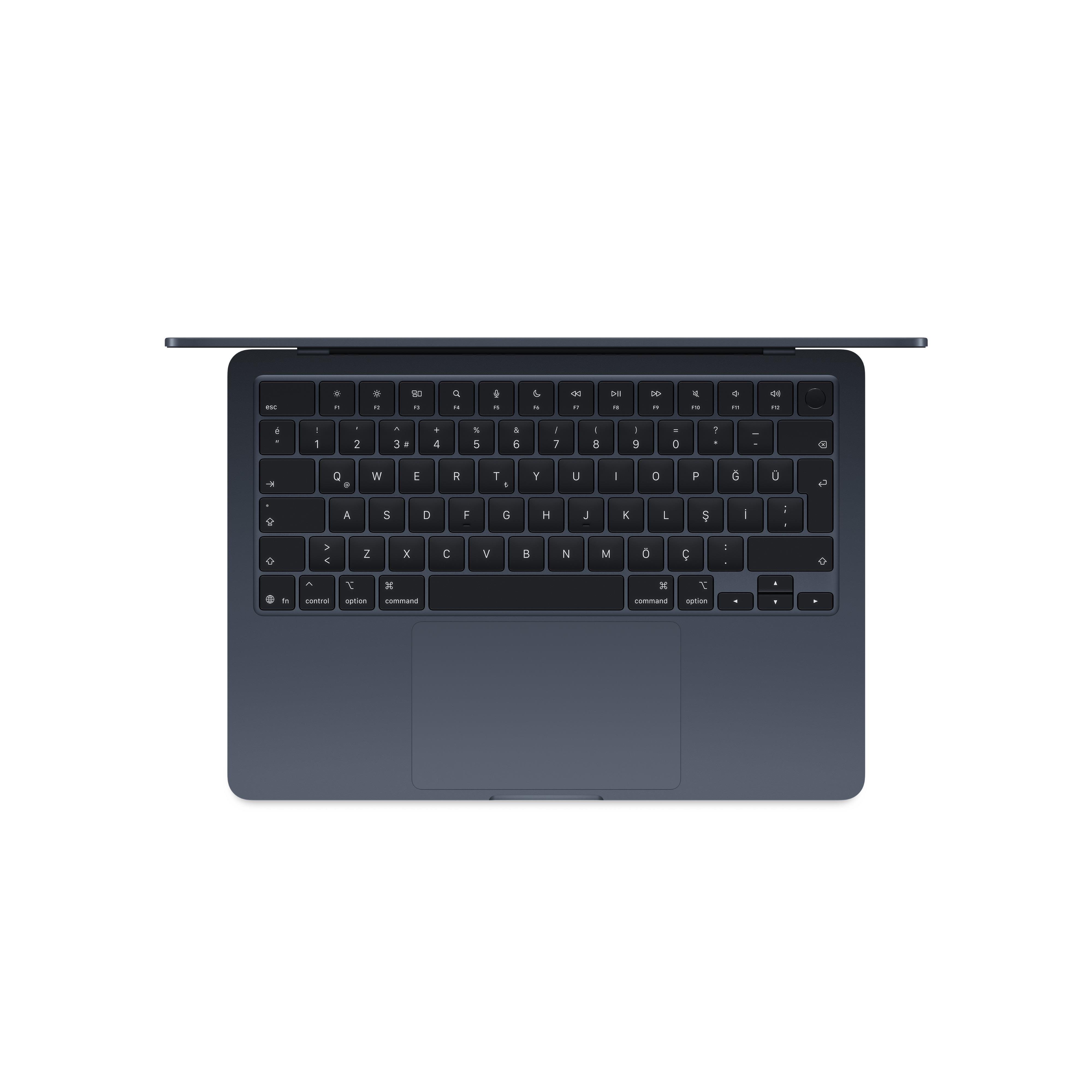 MacBook Air 13'' 10-Core CPU 8-Core GPU Apple M4 / 16GB / 256GB SSD / Gece Yarısı MW123TU/A