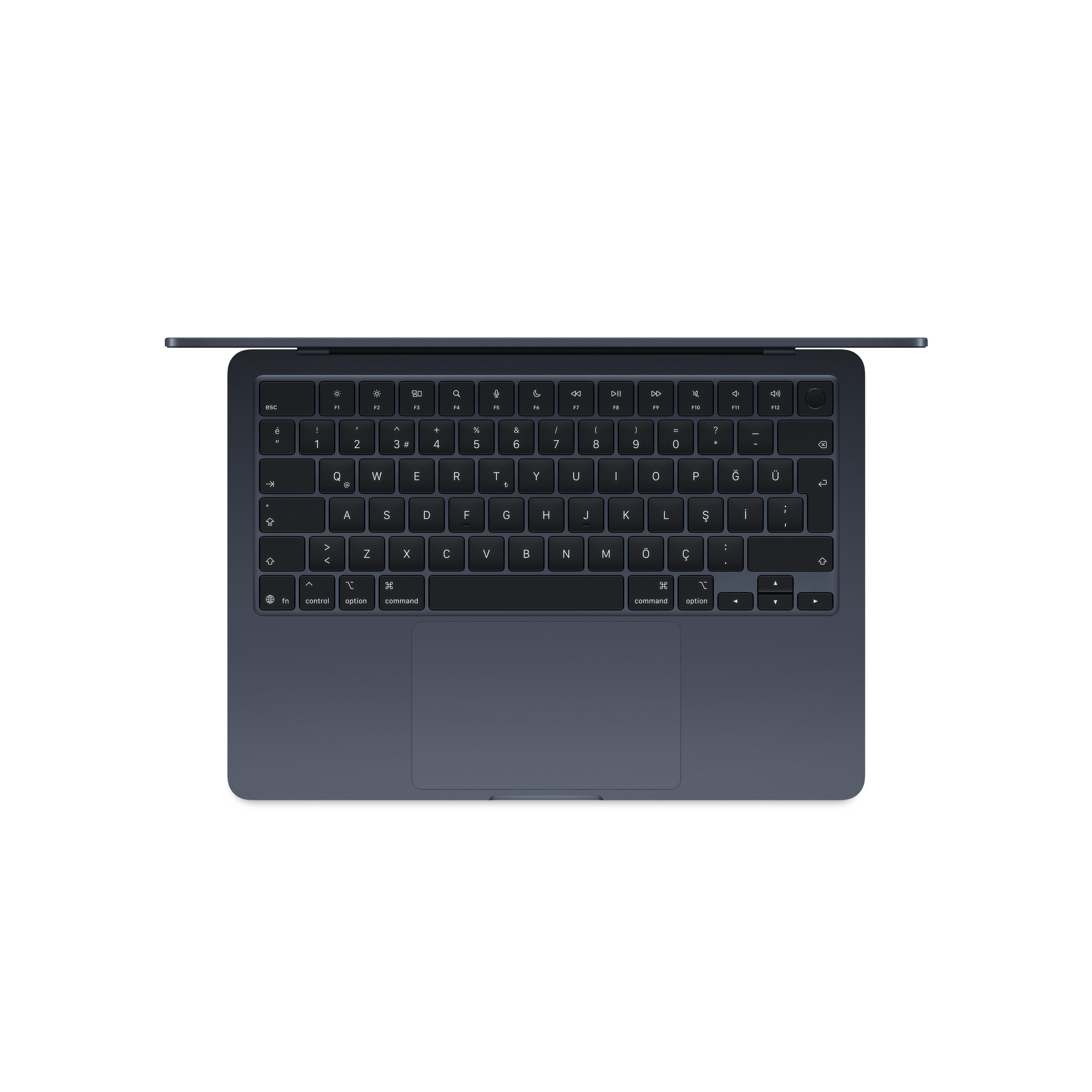 MacBook Air 13'' 10-Core CPU 8-Core GPU Apple M4 / 16GB / 256GB SSD / Gece Yarısı MW123TU/A