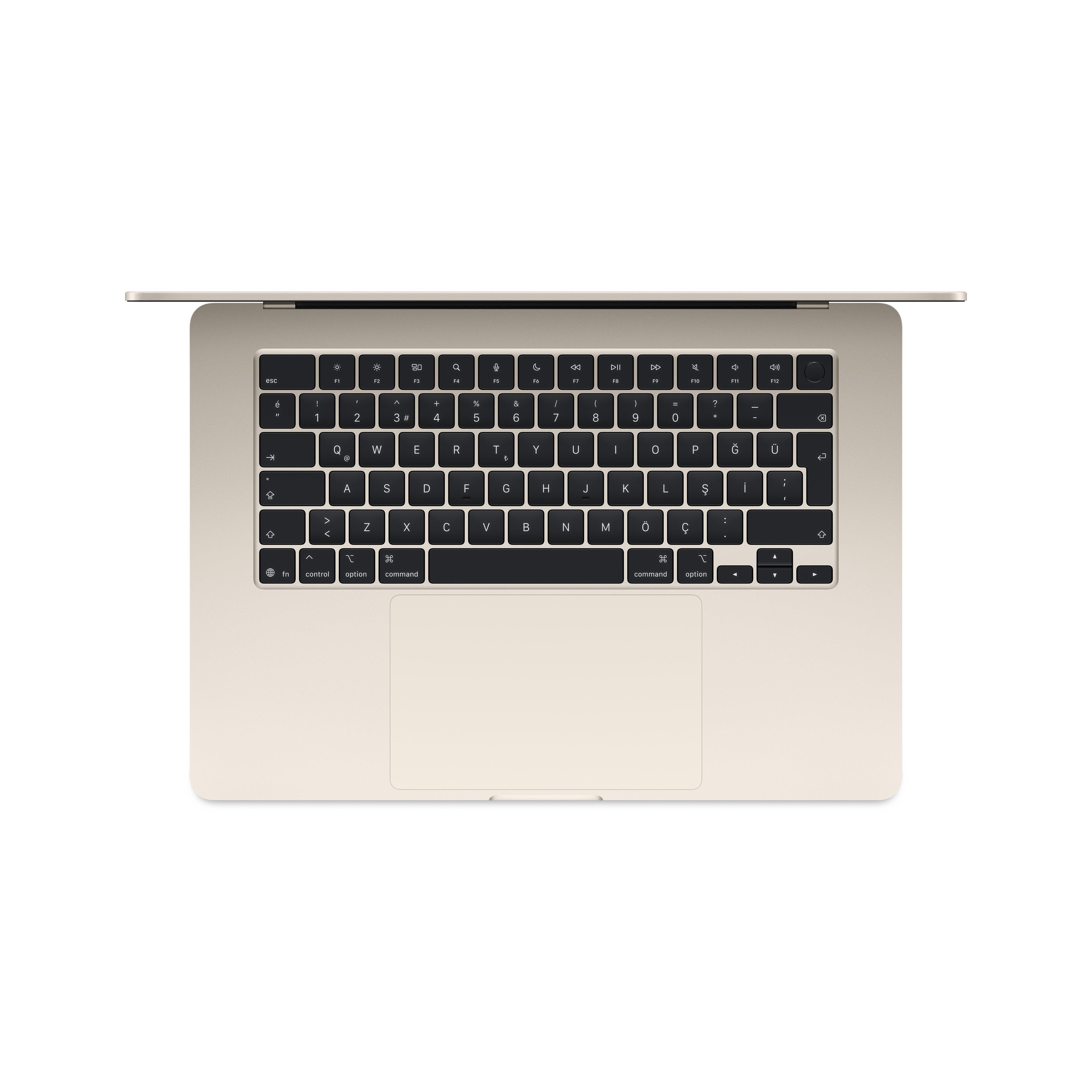 MacBook Air 15'' 10-Core CPU 8-Core GPU Apple M4 / 16GB / 256GB SSD / Gece Yarısı MacBook Air 13'' 10-Core CPU 8-Core GPU Apple M4 / 16GB / 256GB SSD / Yıldız Işığı MW1J3TU/A