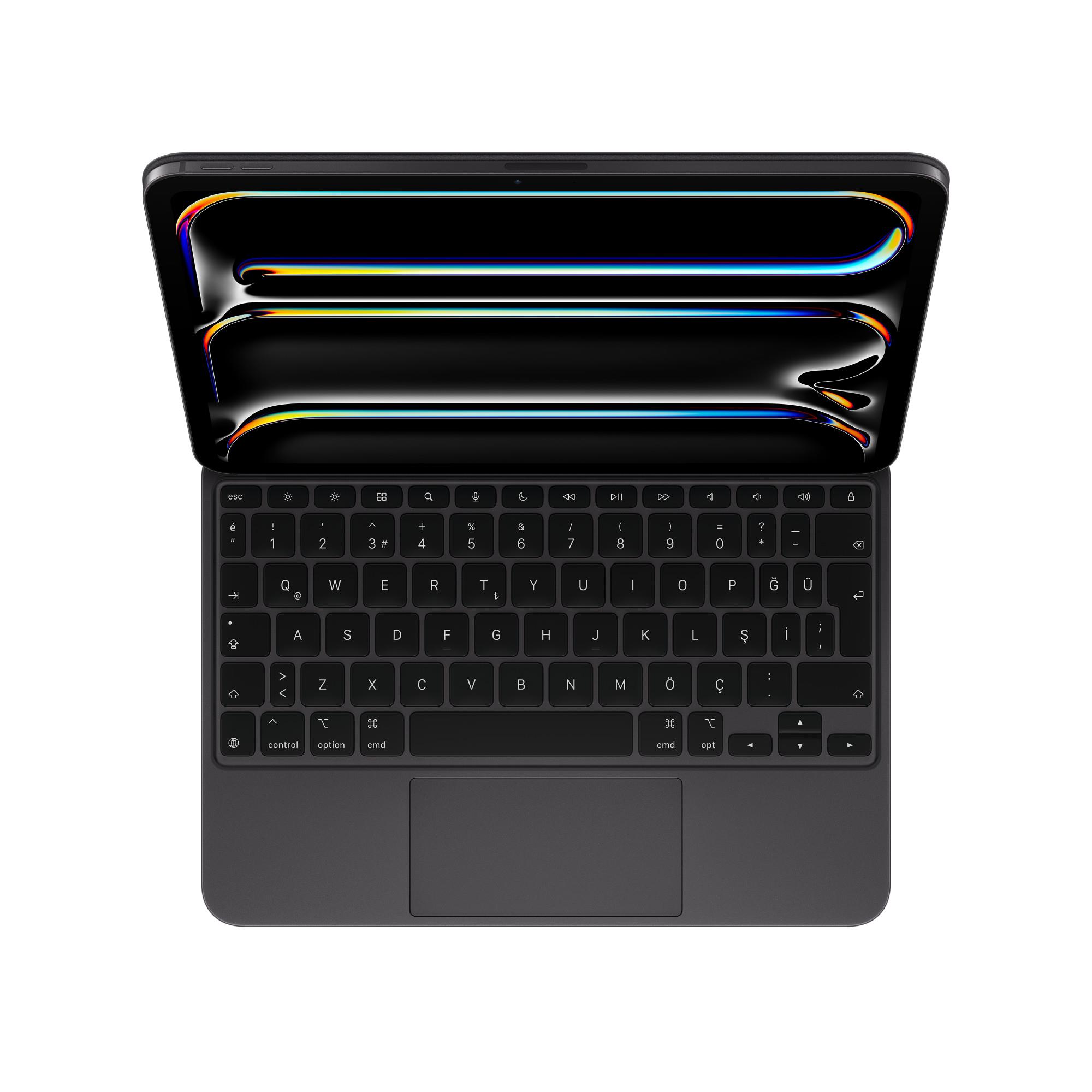 Apple 11 inç iPad Pro (M4) için Magic Keyboard - Türkçe Q Klavye - Siyah MWR23TQ/A
